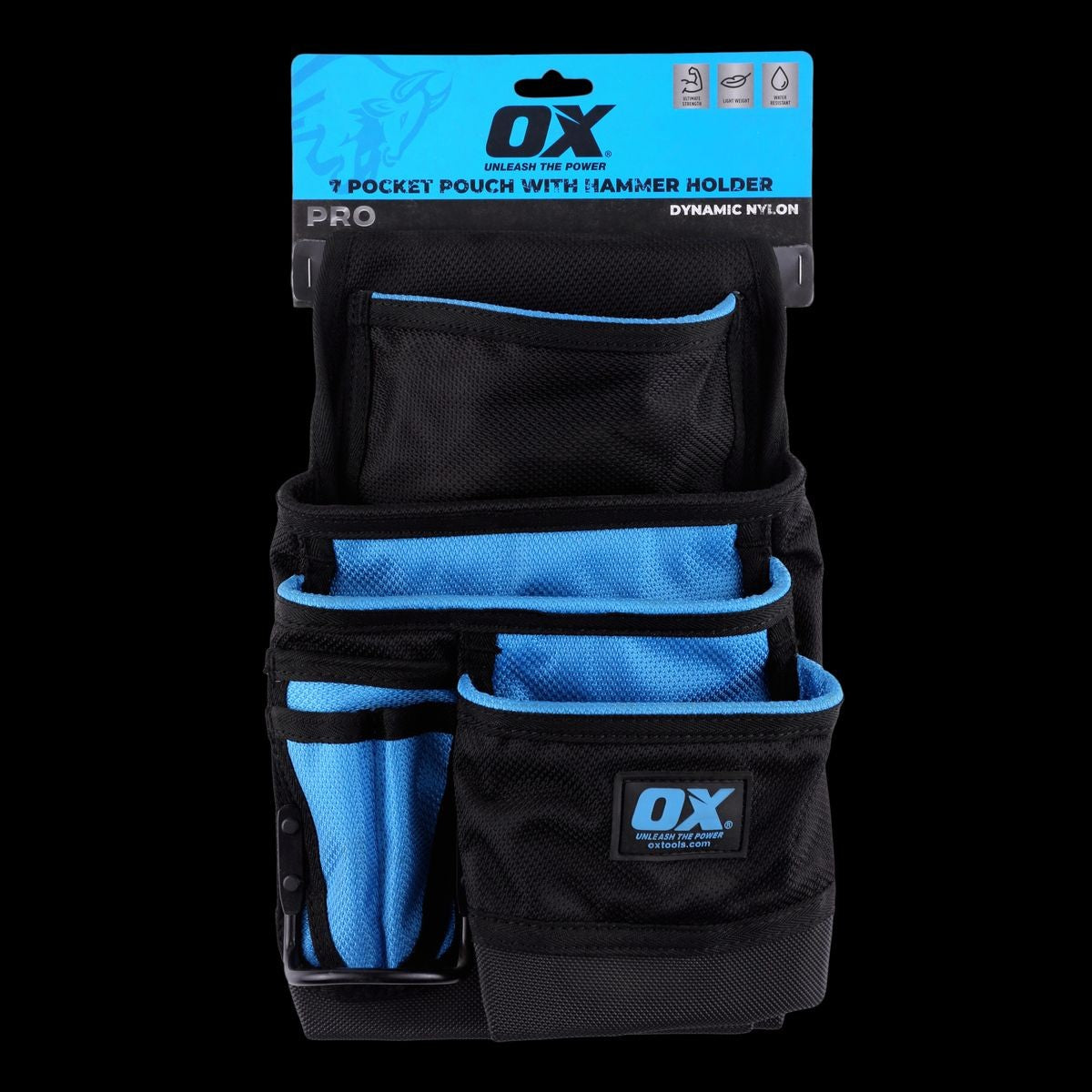 OX Pro Dynamic Nylon 7 Pocket Pouch with Hammer Holder OX-P266202
