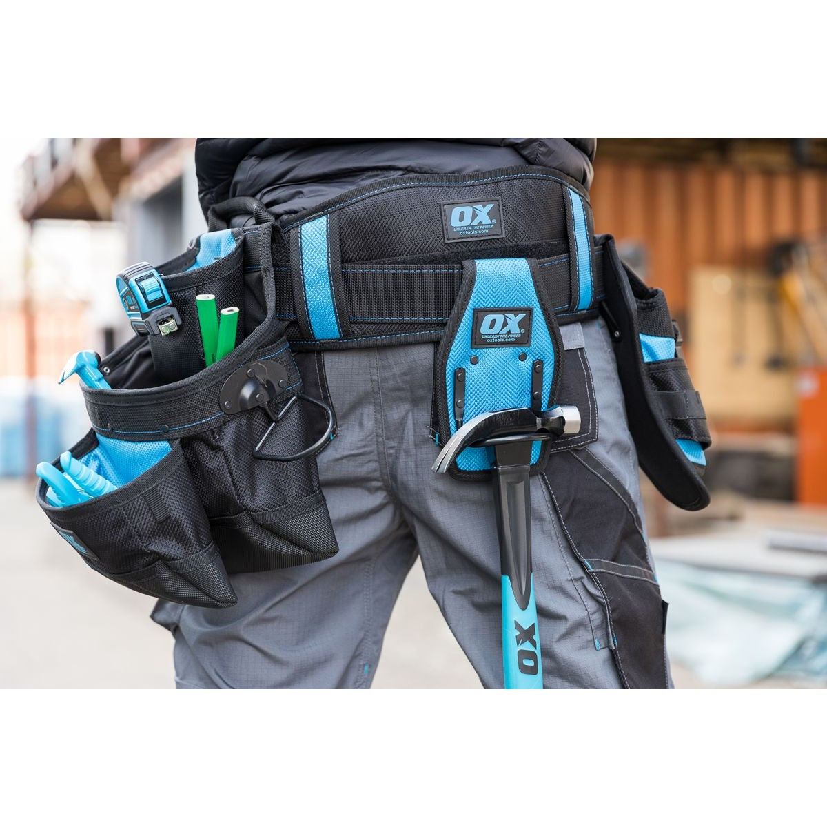 OX Dynamic Nylon Tool Belt with Attachments OX-P267401