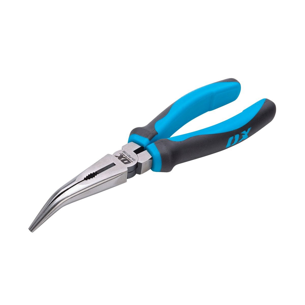 OX Bent Long Nose Pliers - 200mm (8") OX-P321720