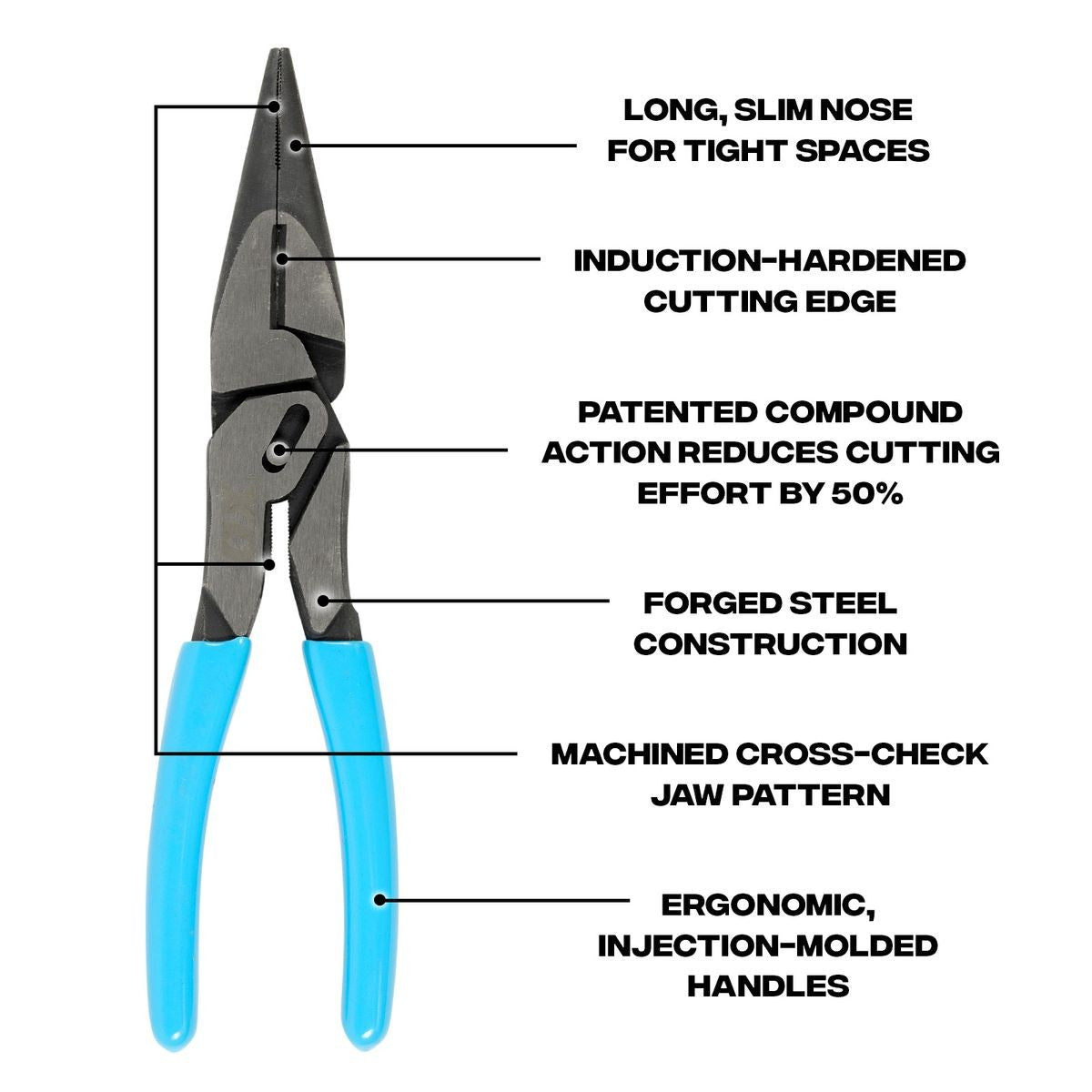 OX MaxForce Needle Nose Pliers OX-P327501