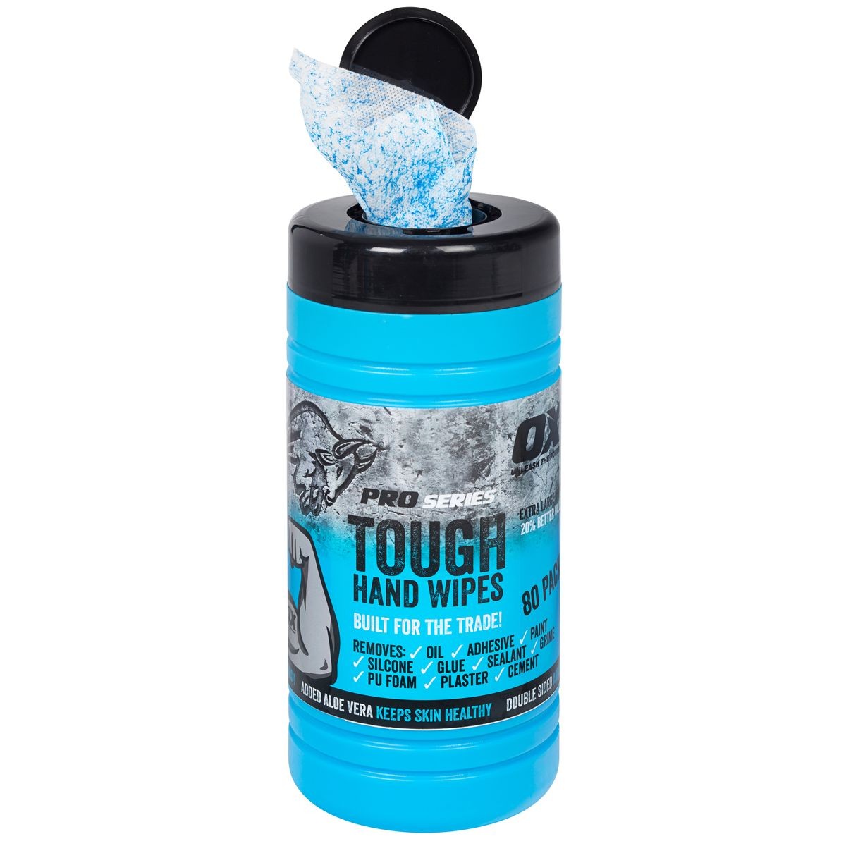 OX Tough Hand Wipes - 80 Sheets OX-P350580