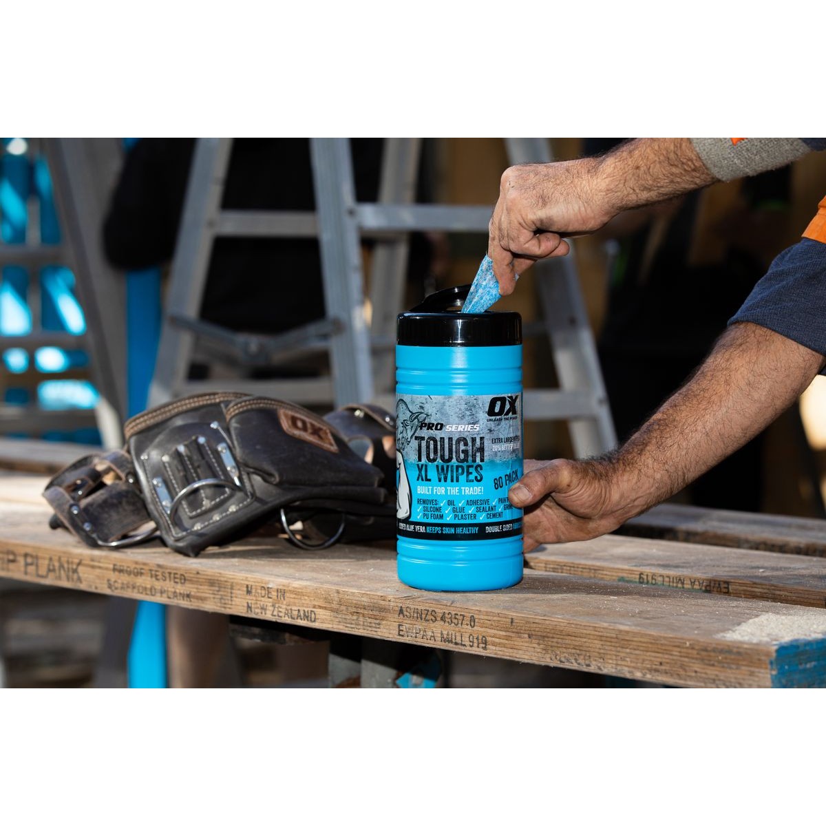 OX Tough Hand Wipes - 80 Sheets OX-P350580