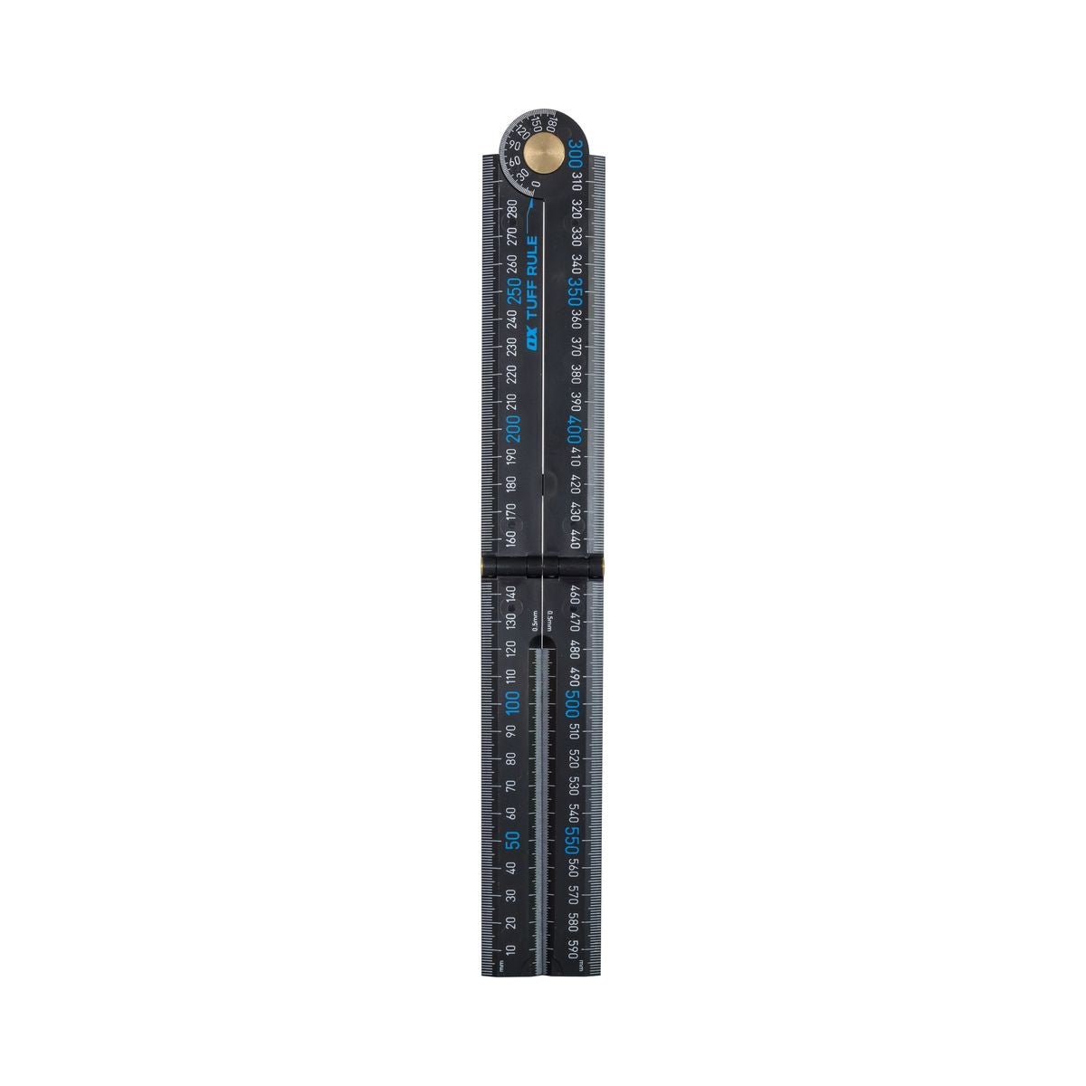 OX Pro Metric Tuff Rule - Black | 600mm OX-P507206