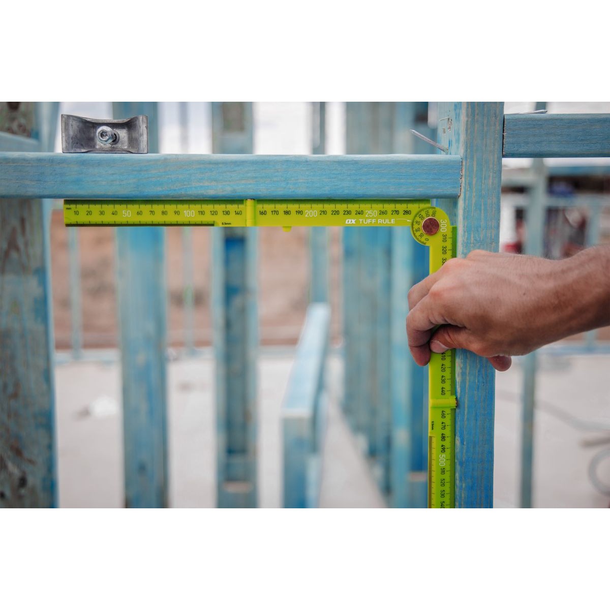 OX Pro Metric Tuff Rule - Green | 600mm OX-P507226