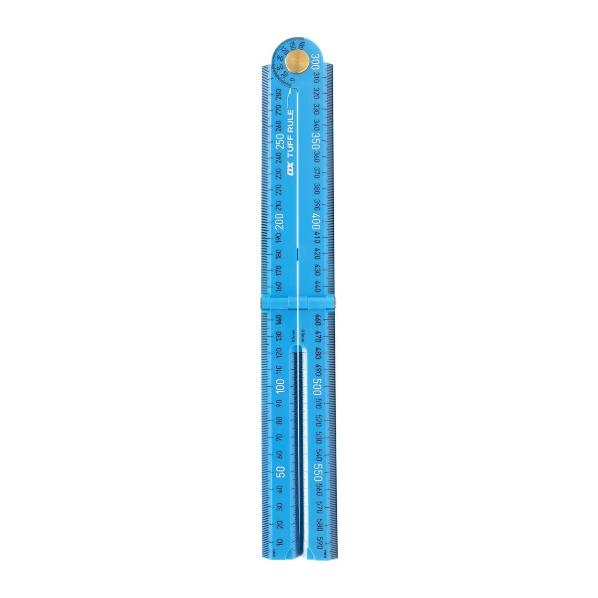 OX Pro Metric Tuff Rule - Cyan | 600mm OX-P507236