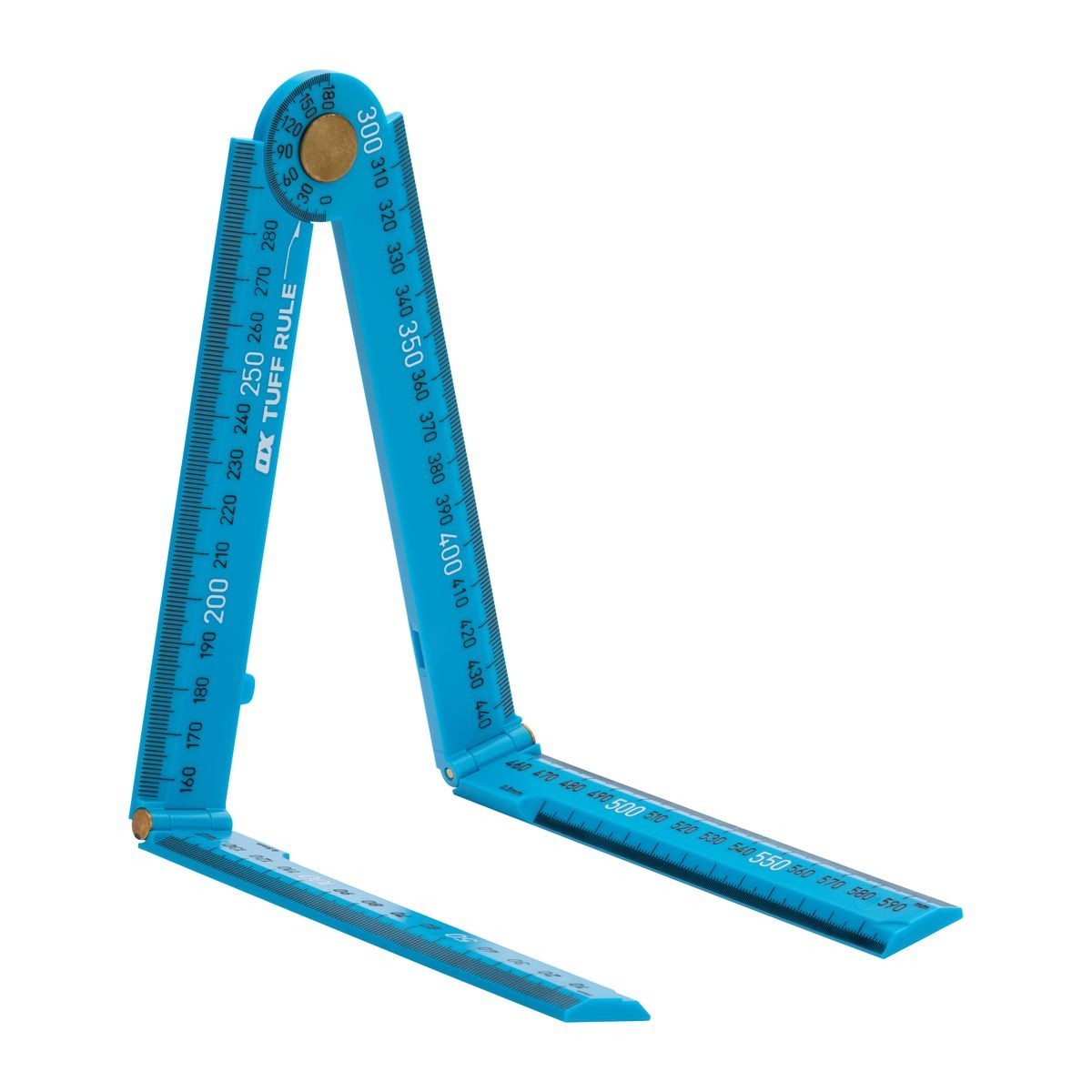 OX Pro Metric Tuff Rule - Cyan | 600mm OX-P507236