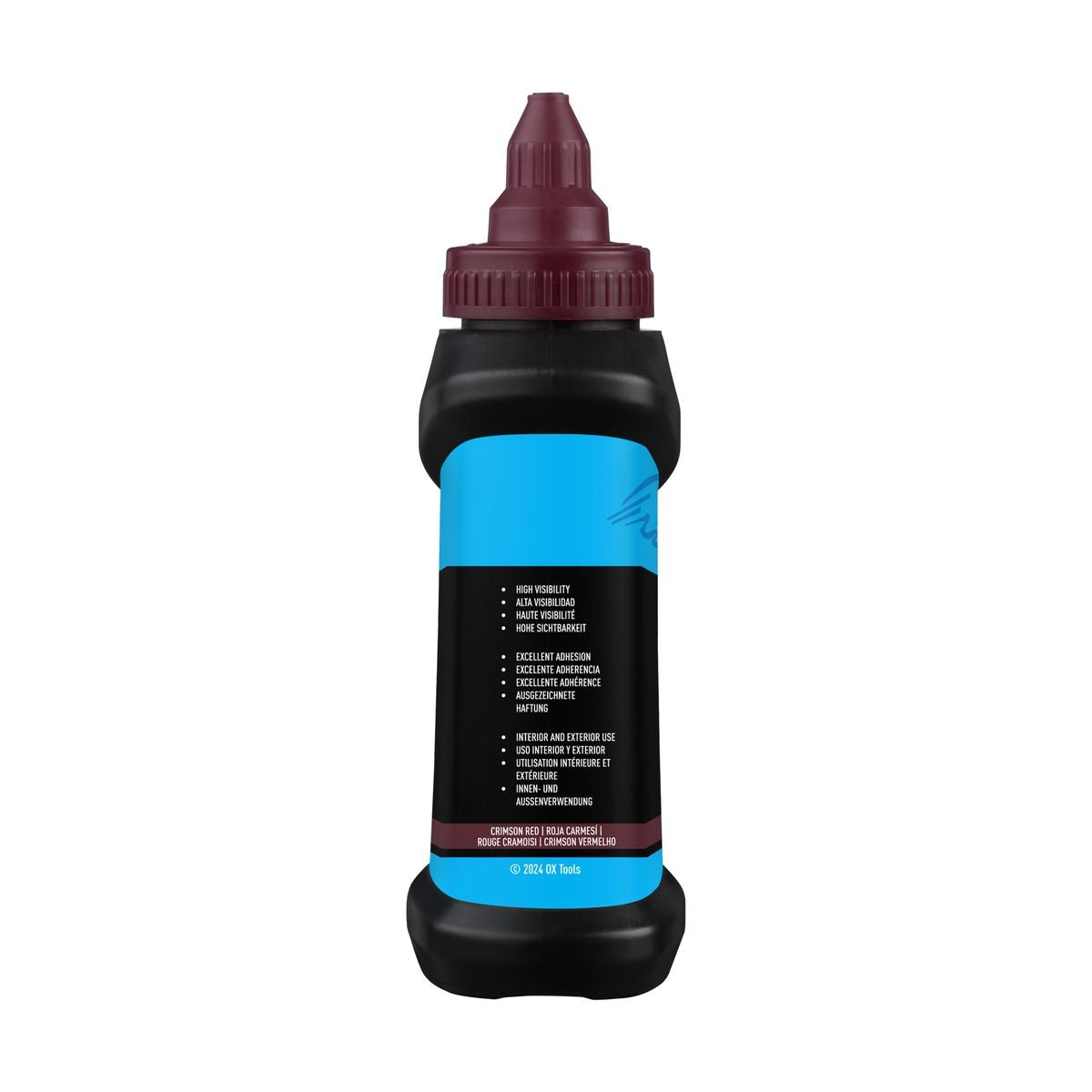 OX 8-Ounce Hi-Permanence Crimson Red Marking Chalk - Permanence 4 OX-P630807