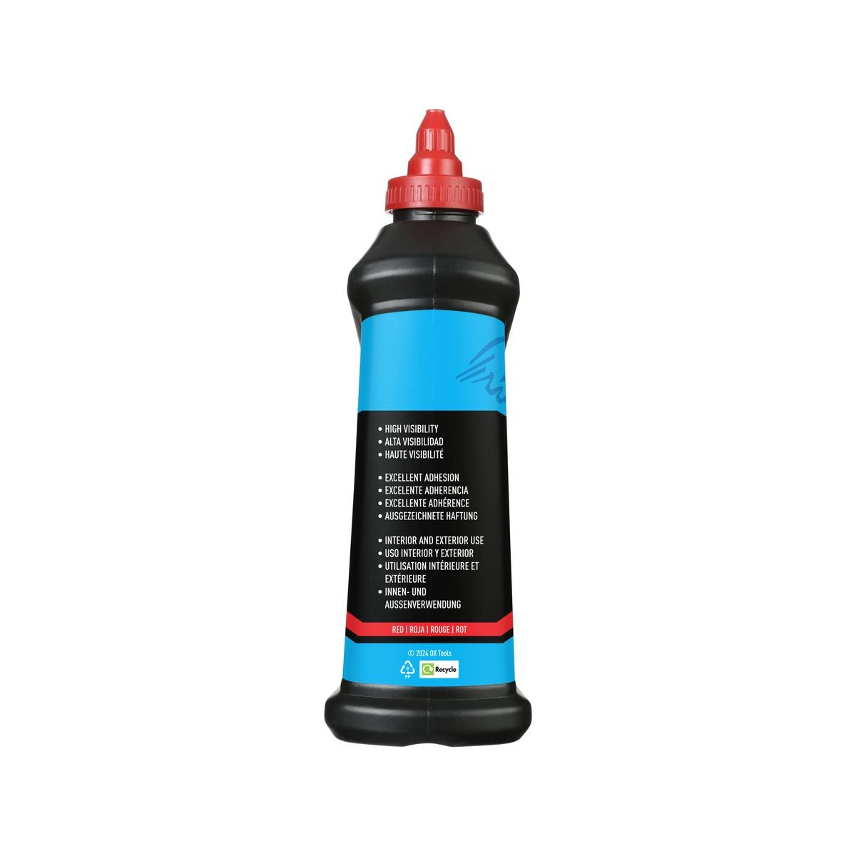 OX 40-ounce/2.5-Pound Permanent Red Marking Chalk - Permanence 3 OX-P630809