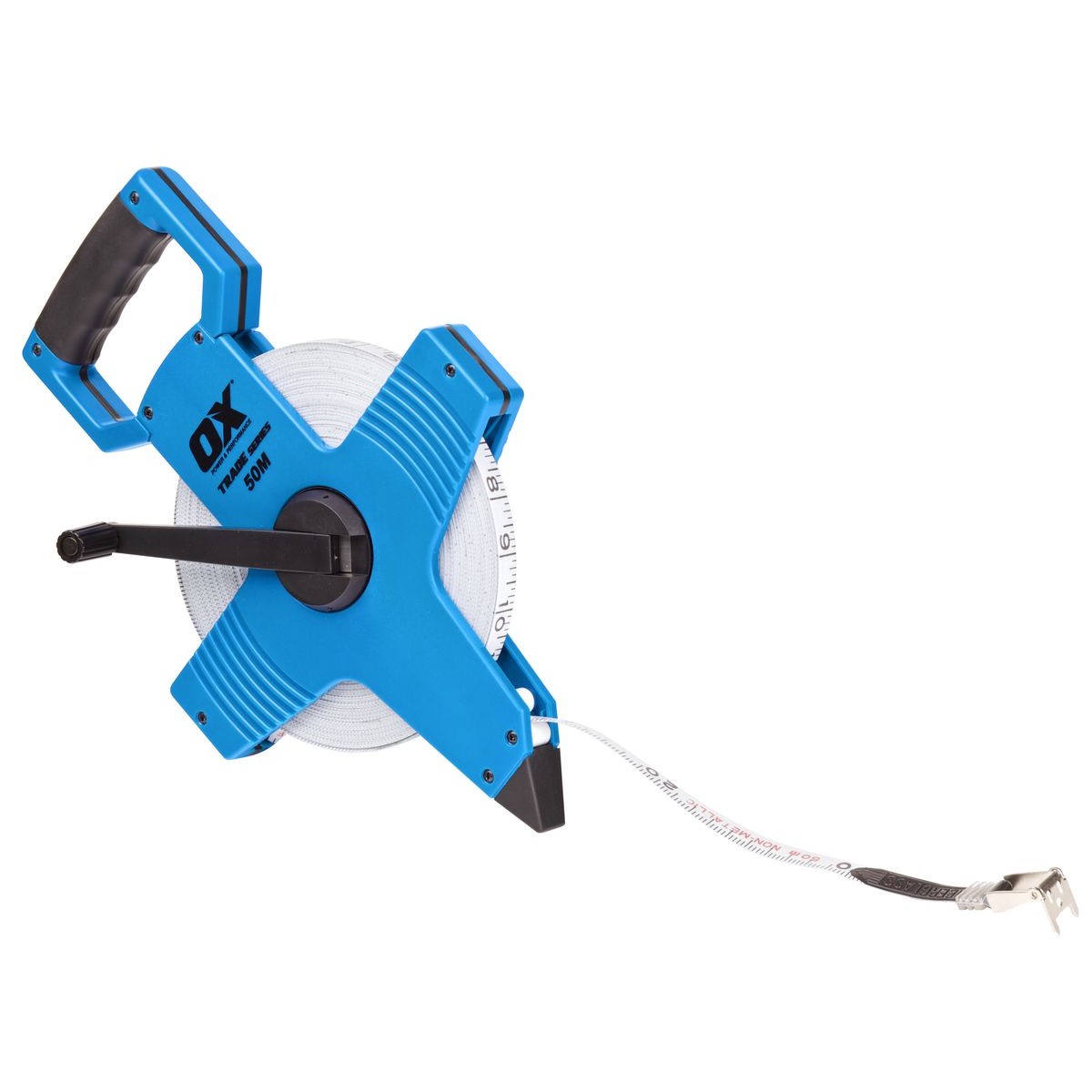 OX Trade Fiberglass Long Tape Measure | 165ft / 50m OX-T023505