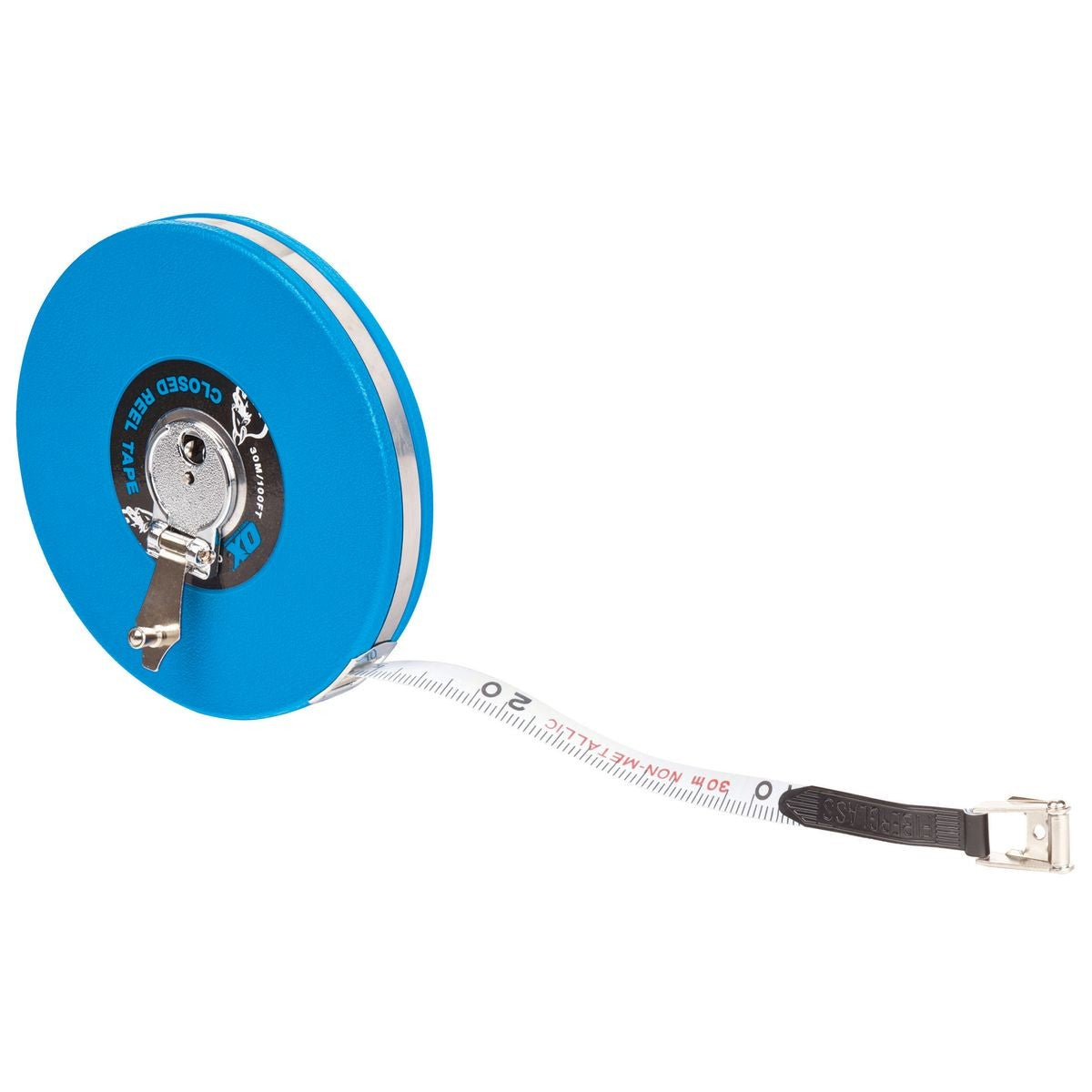 OX Trade Closed Reel Tape Measure | 100ft / 30m OX-T023603
