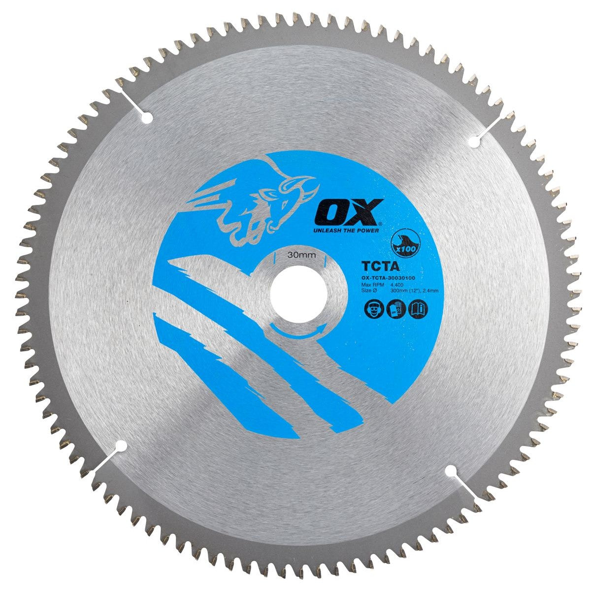 OX Alu/Plastic/Laminate Cutting Circular Saw Blade 300/30mm OX-TCTA-30030100