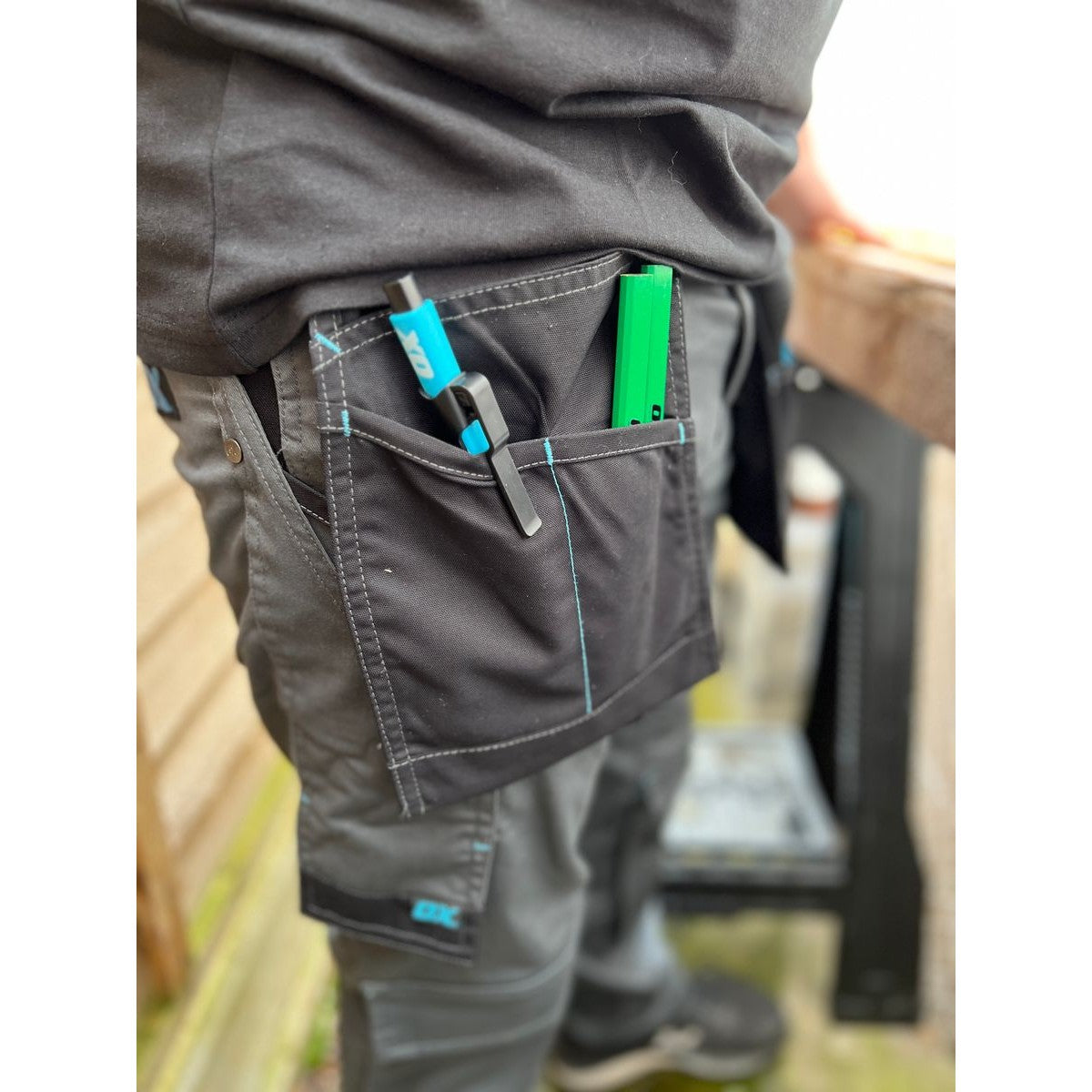 OX Heavy Duty Flex Waist Work Trousers - 40 OX-W554240