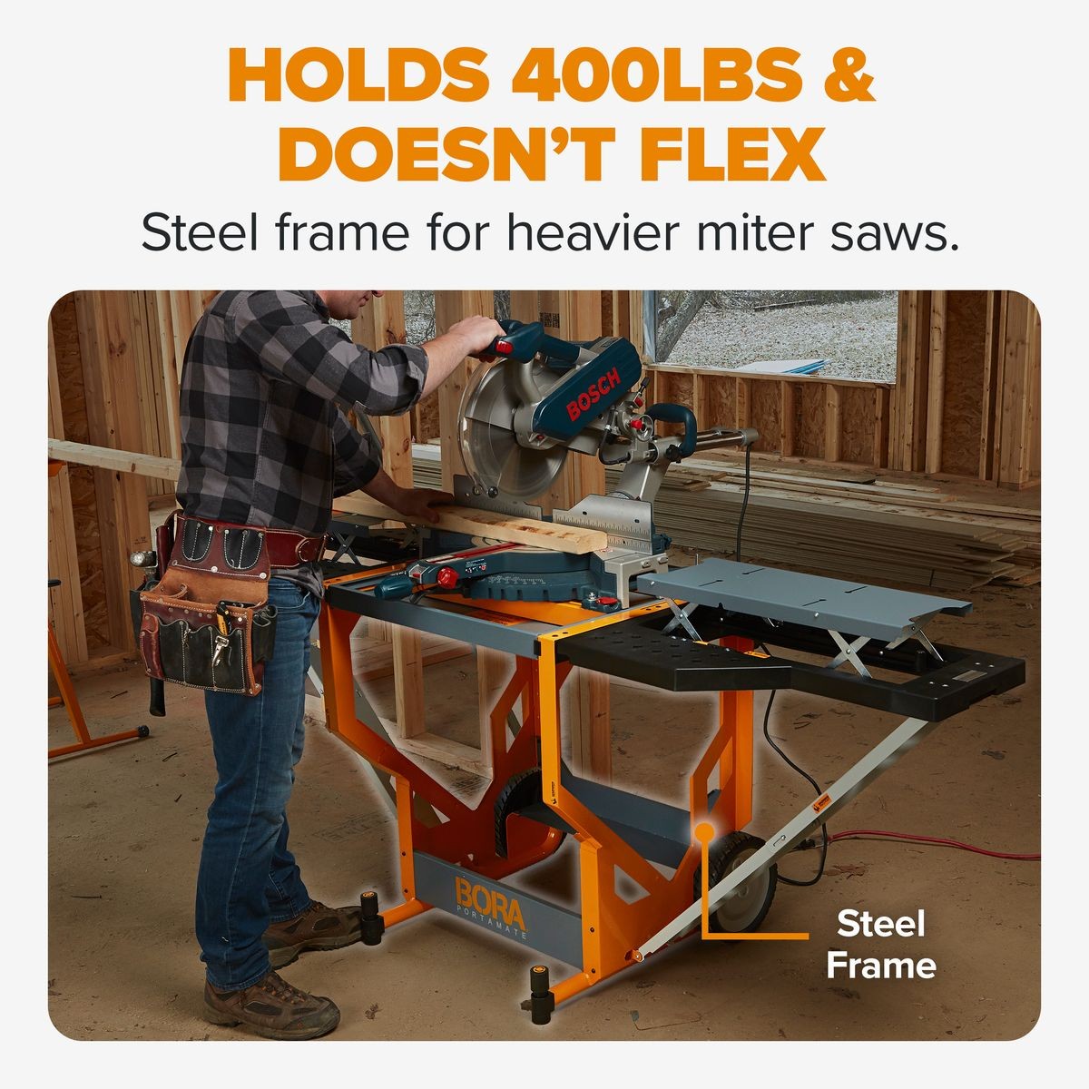 BORA Portacube STR Miter Saw Workstation PM-8000