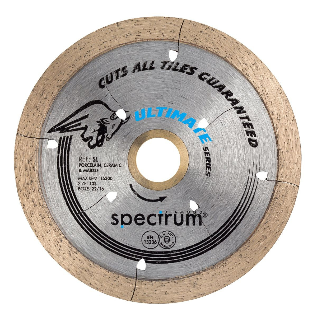 OX Pro Dia Blade - All Tiles Guaranteed - 105/22.23/16mm SL105/22/16