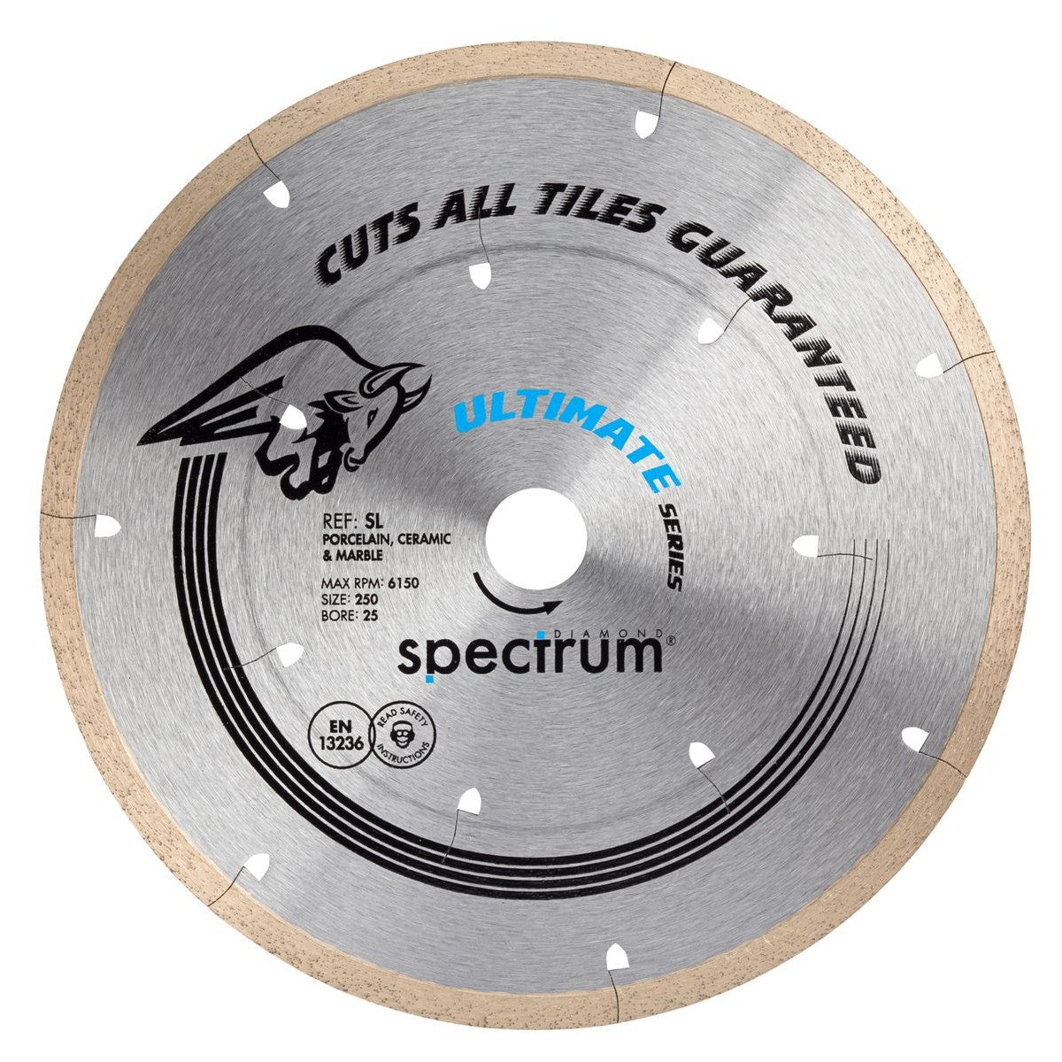 OX Pro Dia Blade - All Tiles Guaranteed - 250/25.4mm SL250/25