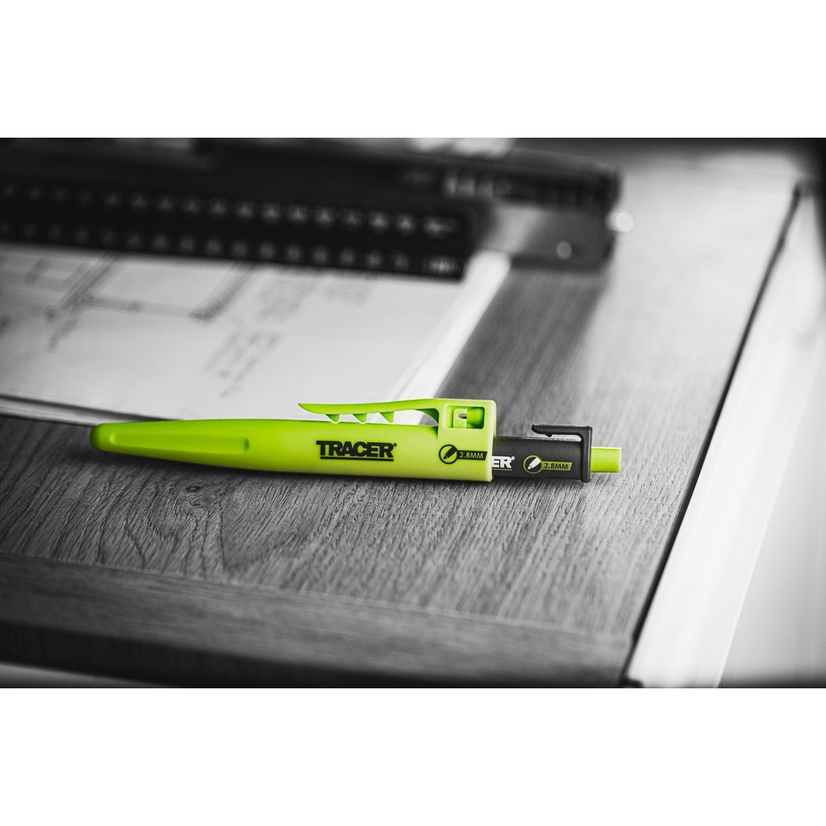 TRACER 2.8MM Deep Hole Pencil + 12pc Lead Holster TMK1