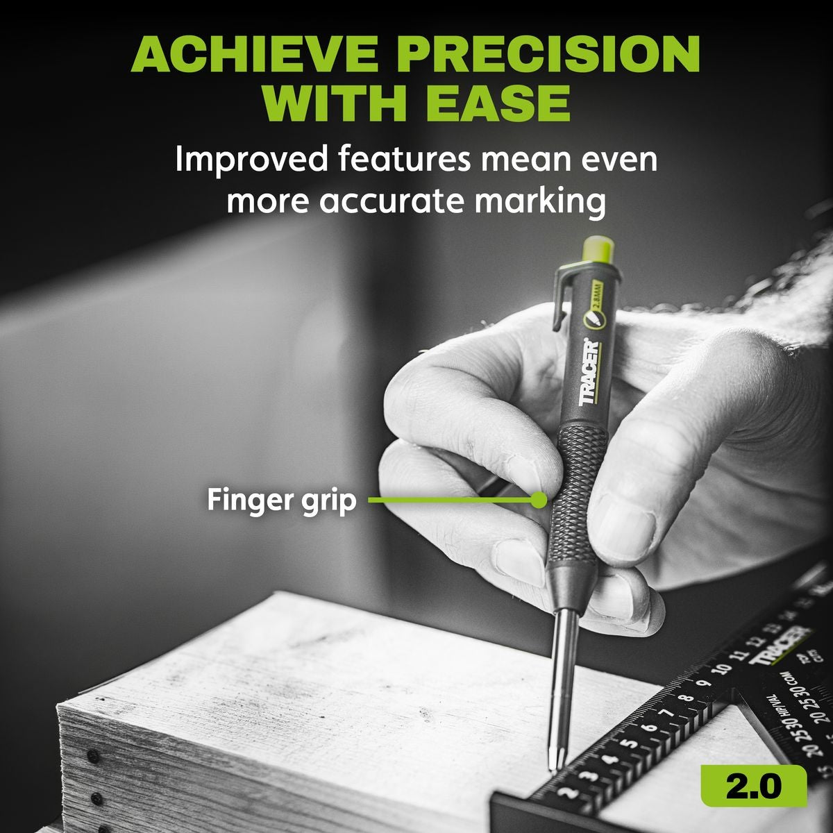 TRACER 2.8MM Deep Hole Pencil + 12pc Lead Holster TMK1