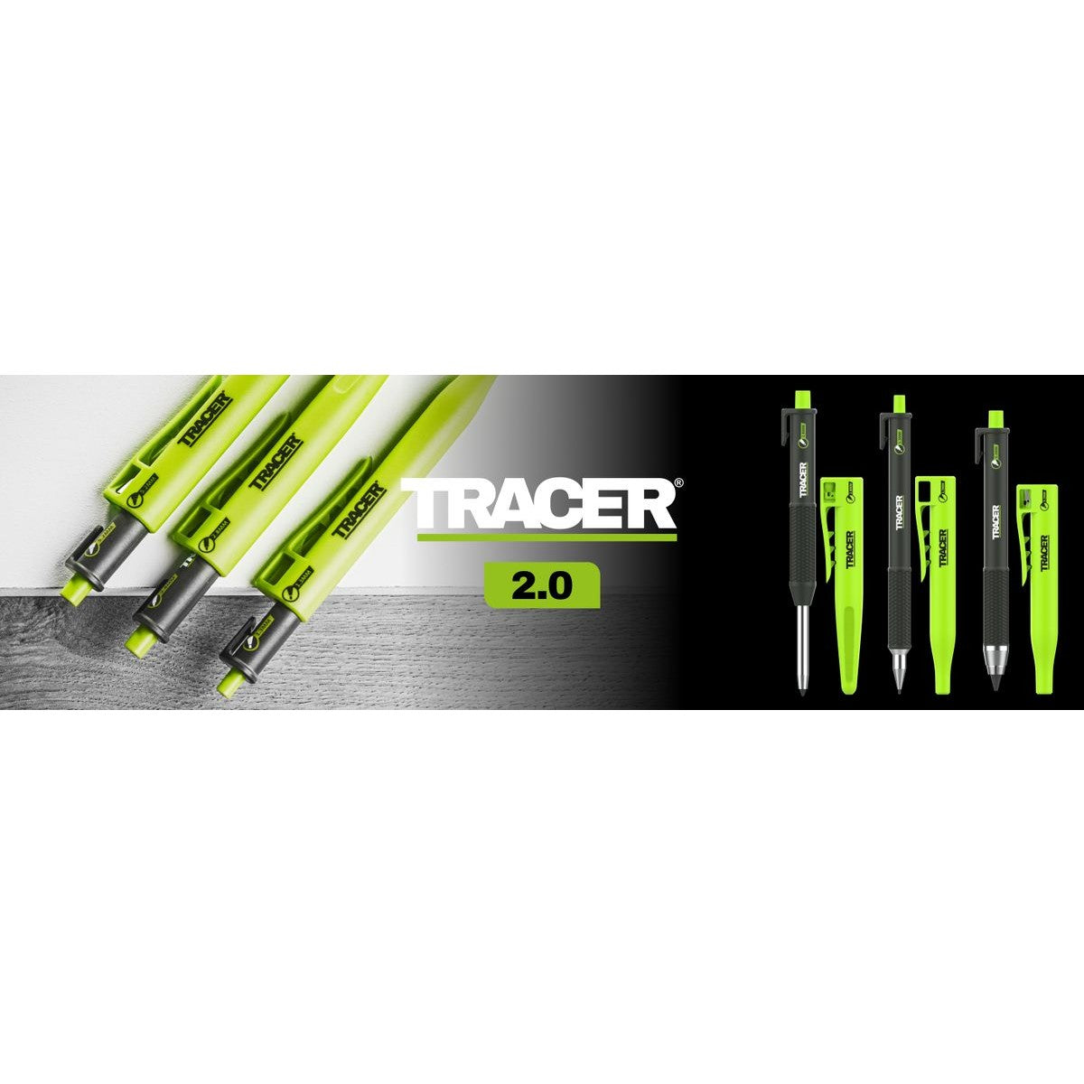 TRACER 3pc Pencil Marking Kit - 1.3mm, 2.8mm, 5.2mm TPK3