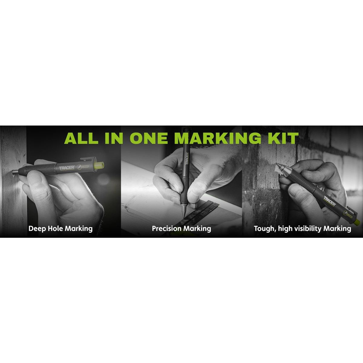 TRACER 3pc Pencil Marking Kit - 1.3mm, 2.8mm, 5.2mm TPK3