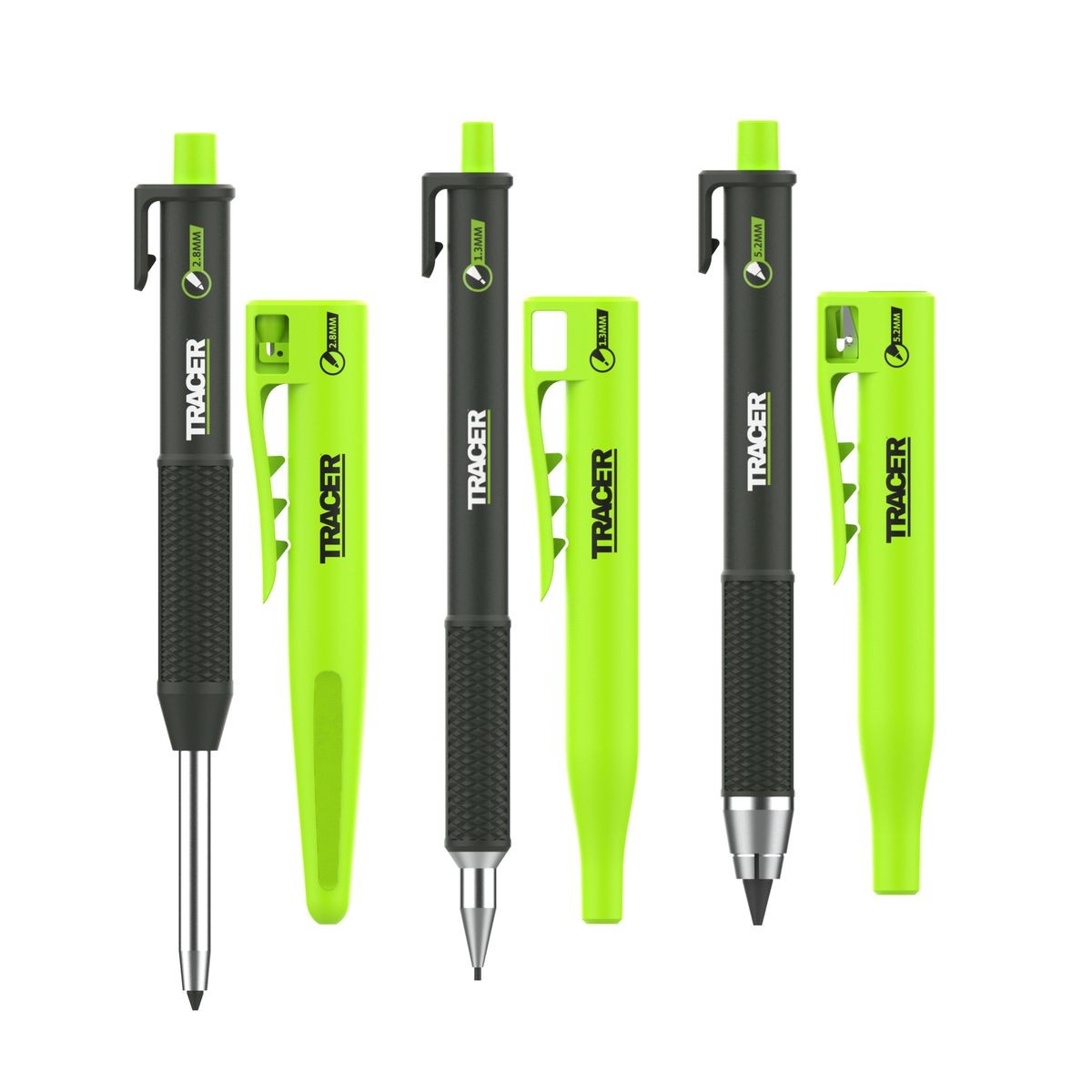 TRACER 3pc Pencil Marking Kit - 1.3mm, 2.8mm, 5.2mm TPK3