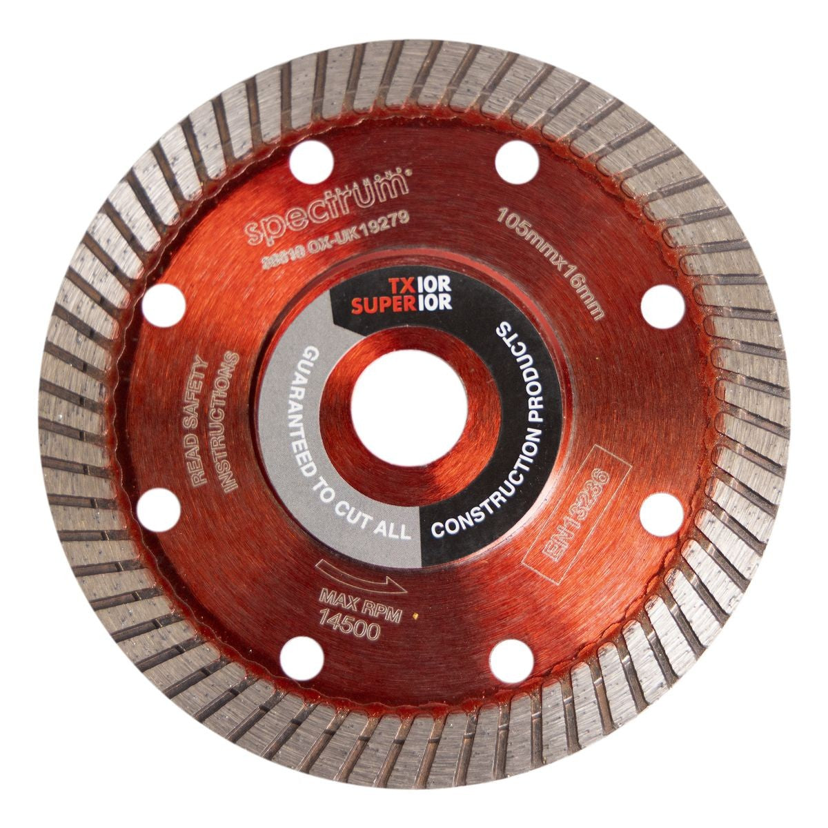 OX Pro Turbo Dia Blade - Multi-Steel - 105/16mm TX10R-105/16