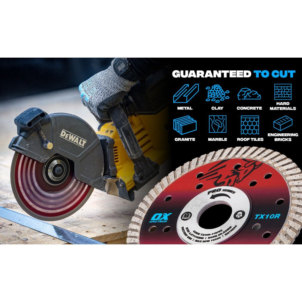 OX Pro Turbo Dia Blade - Multi-Steel - 105/16mm TX10R-105/16