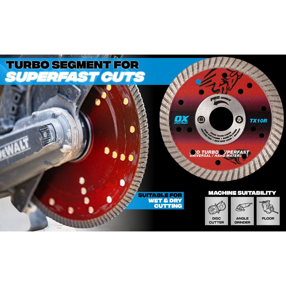 OX Pro Turbo Dia Blade - Multi-Steel - 105/16mm TX10R-105/16