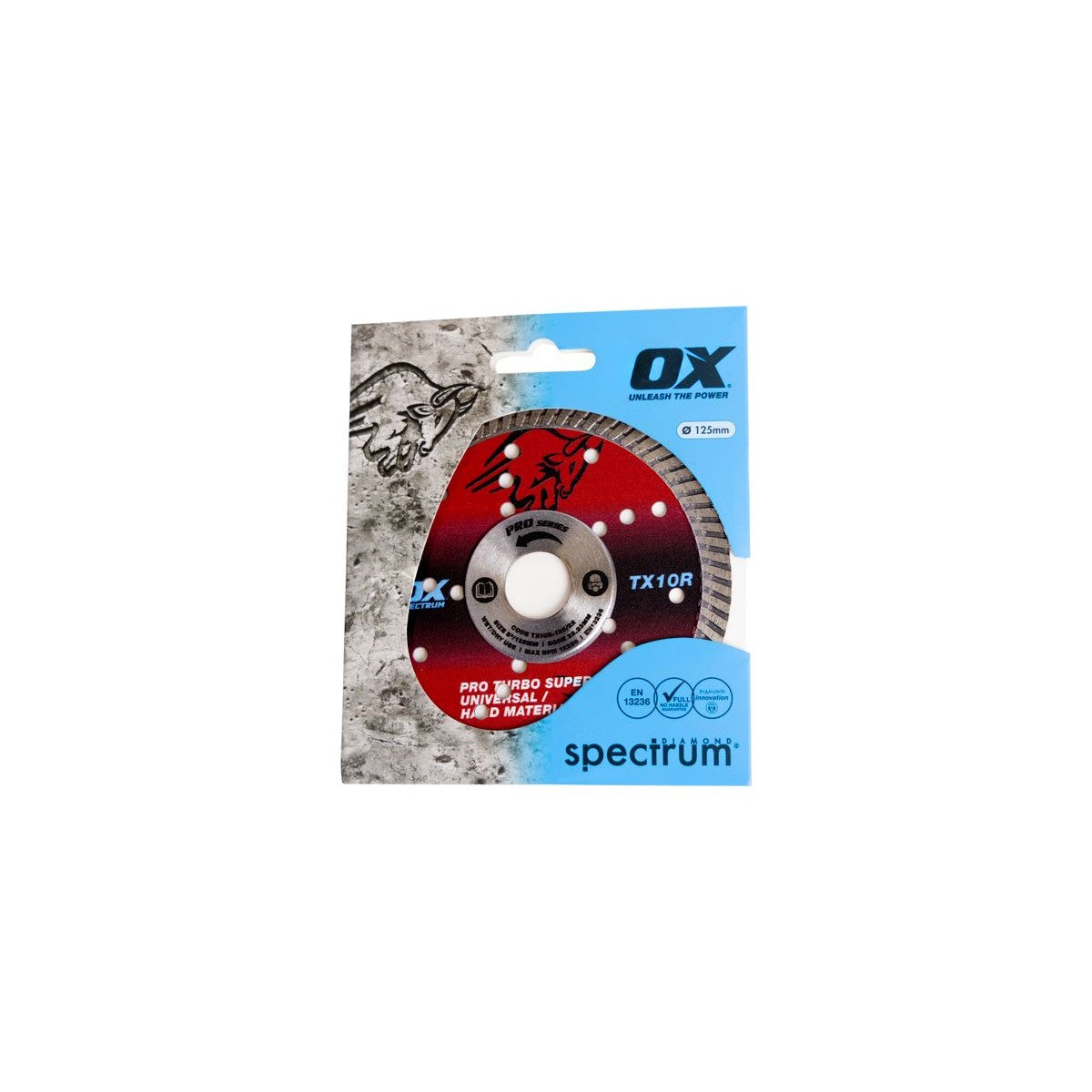 OX Pro Turbo Dia Blade - Multi-Steel - 125/22.23mm TX10R-125/22