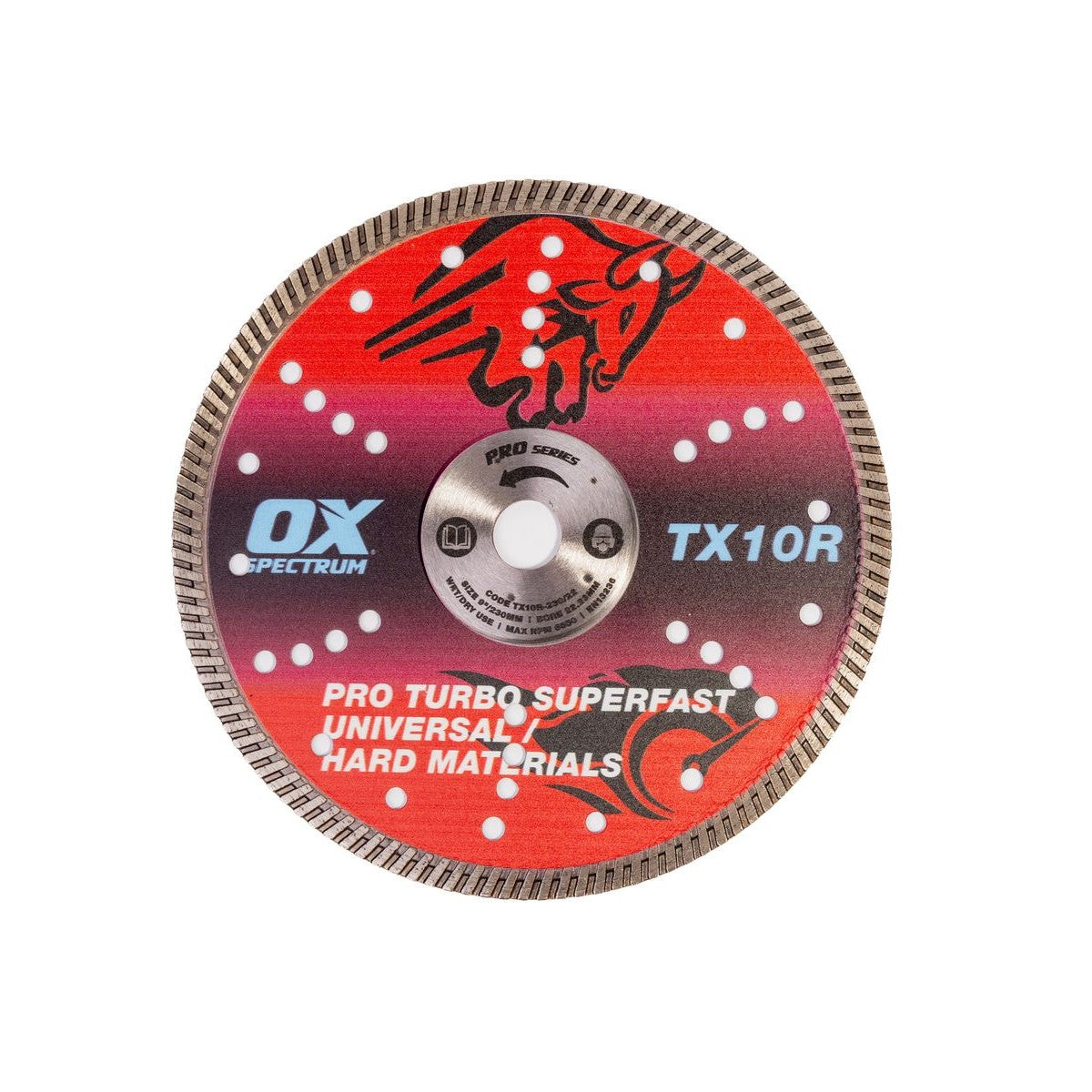 OX Pro Turbo Dia Blade - Multi-Steel - 230/22.23mm TX10R-230/22