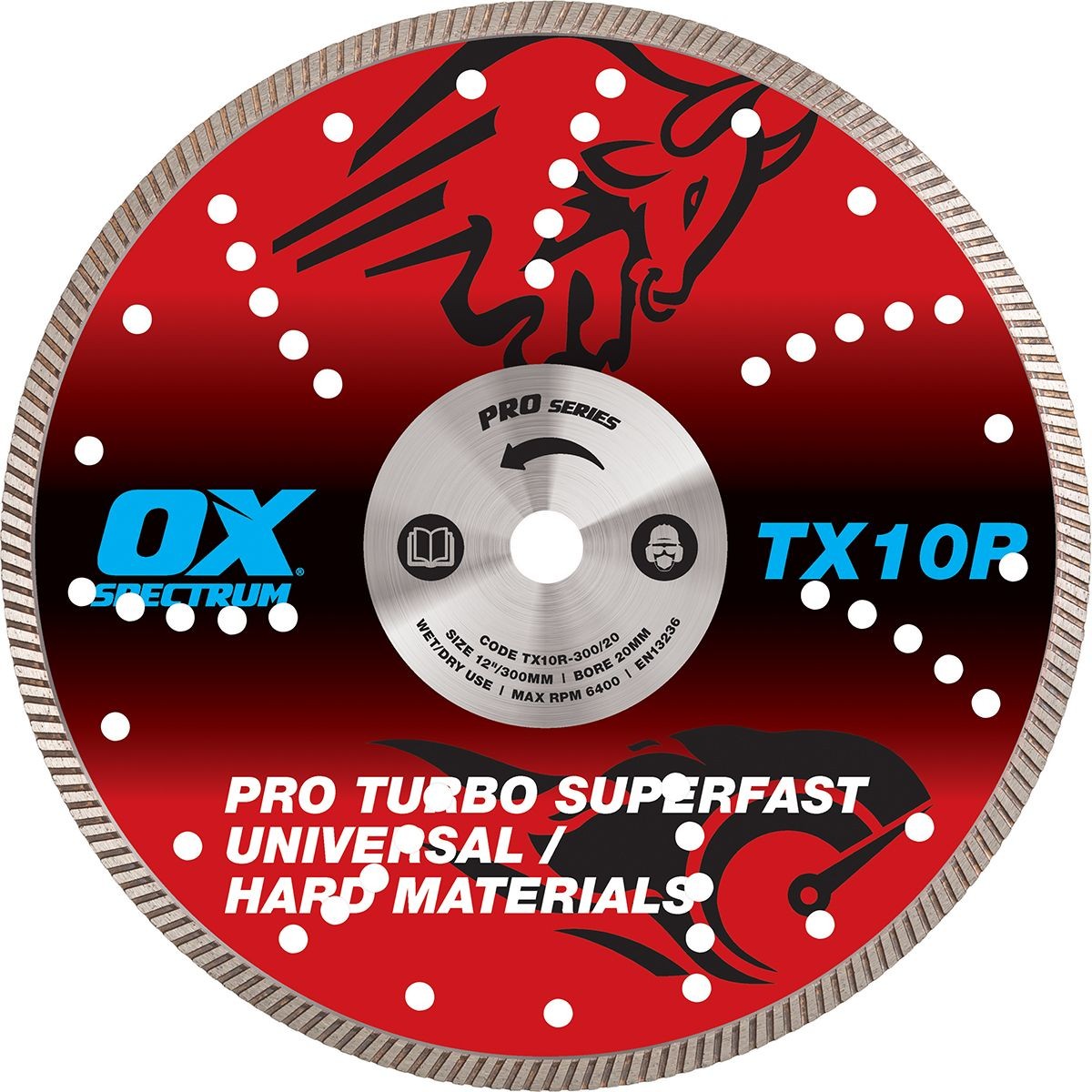 OX Pro Turbo Dia Blade - Multi-Steel - 300/20mm TX10R-300/20
