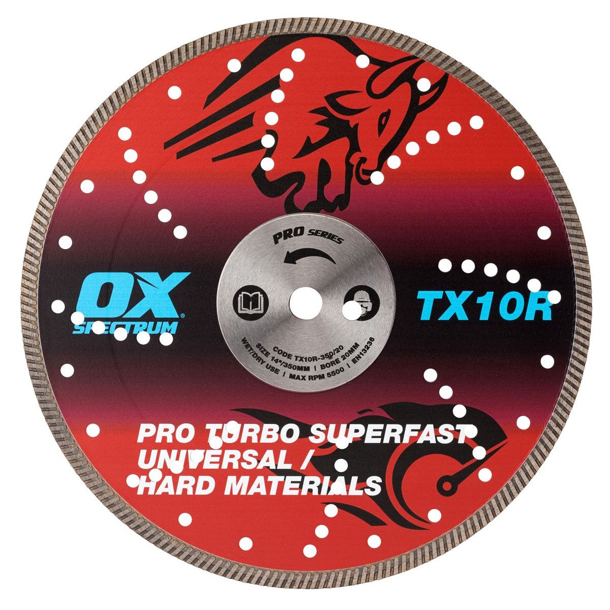 OX Pro Turbo Dia Blade - Multi-Steel - 350/20mm TX10R-350/20