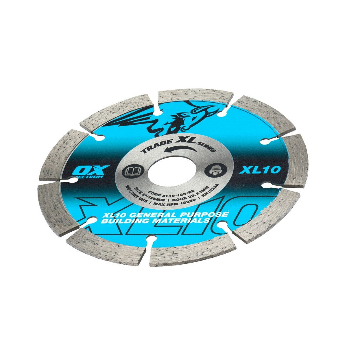 OX Trade XL-10 Segmented Diamond Blade - General Purpose - 125/22.23mm XL10-125/22