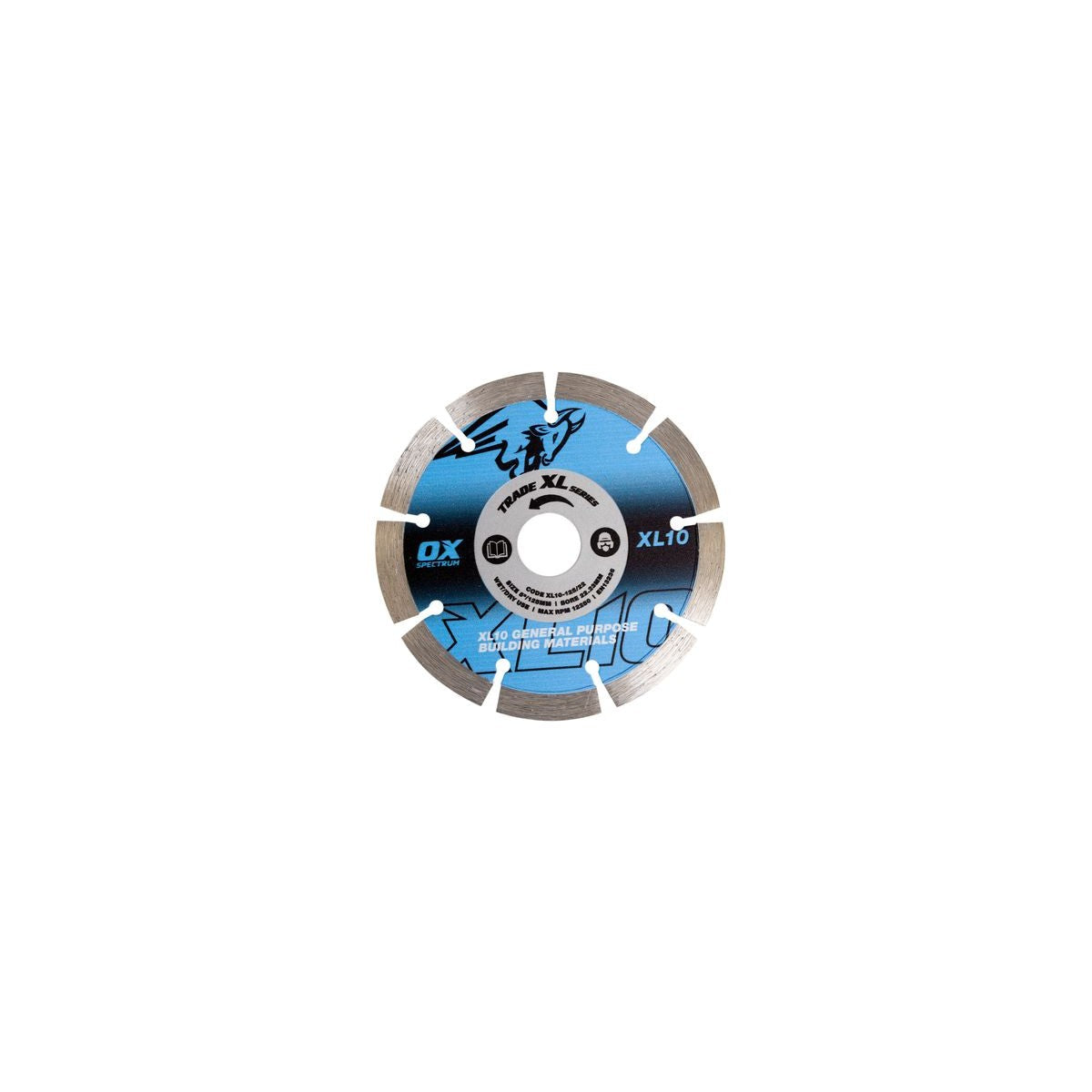 OX Trade XL-10 Segmented Diamond Blade - General Purpose - 125/22.23mm XL10-125/22