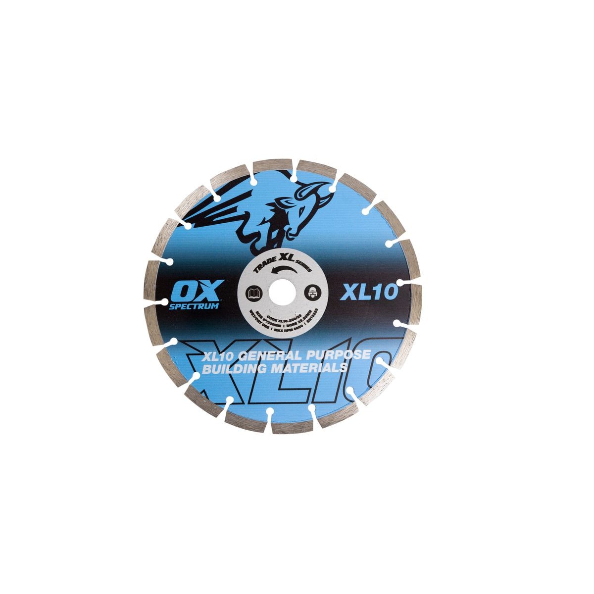 OX Trade XL-10 Segmented Diamond Blade - General Purpose - 230/22.23mm XL10-230/22