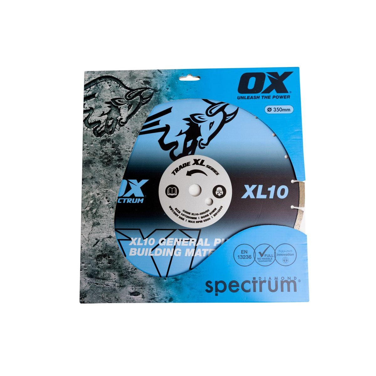OX Trade XL-10 Segmented Diamond Blade - General Purpose - 350/20mm XL10-350/20