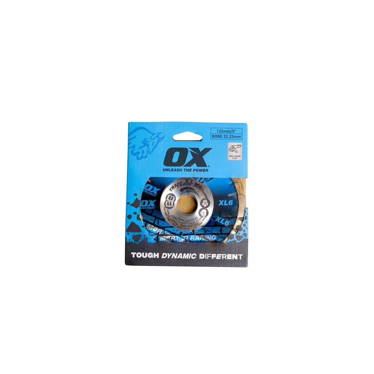 OX Trade XL Mortar Raking Diamond Blade - 125/22.23mm XL6-125/22