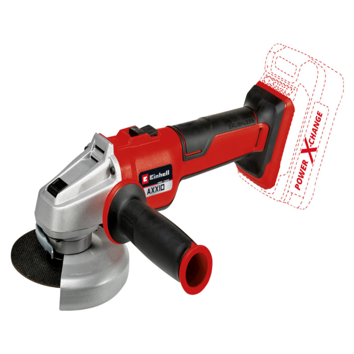 Einhell AXXIO 18/125 Q X-Change Angle Grinder 125mm 18V Bare Unit EINAXXIO125N