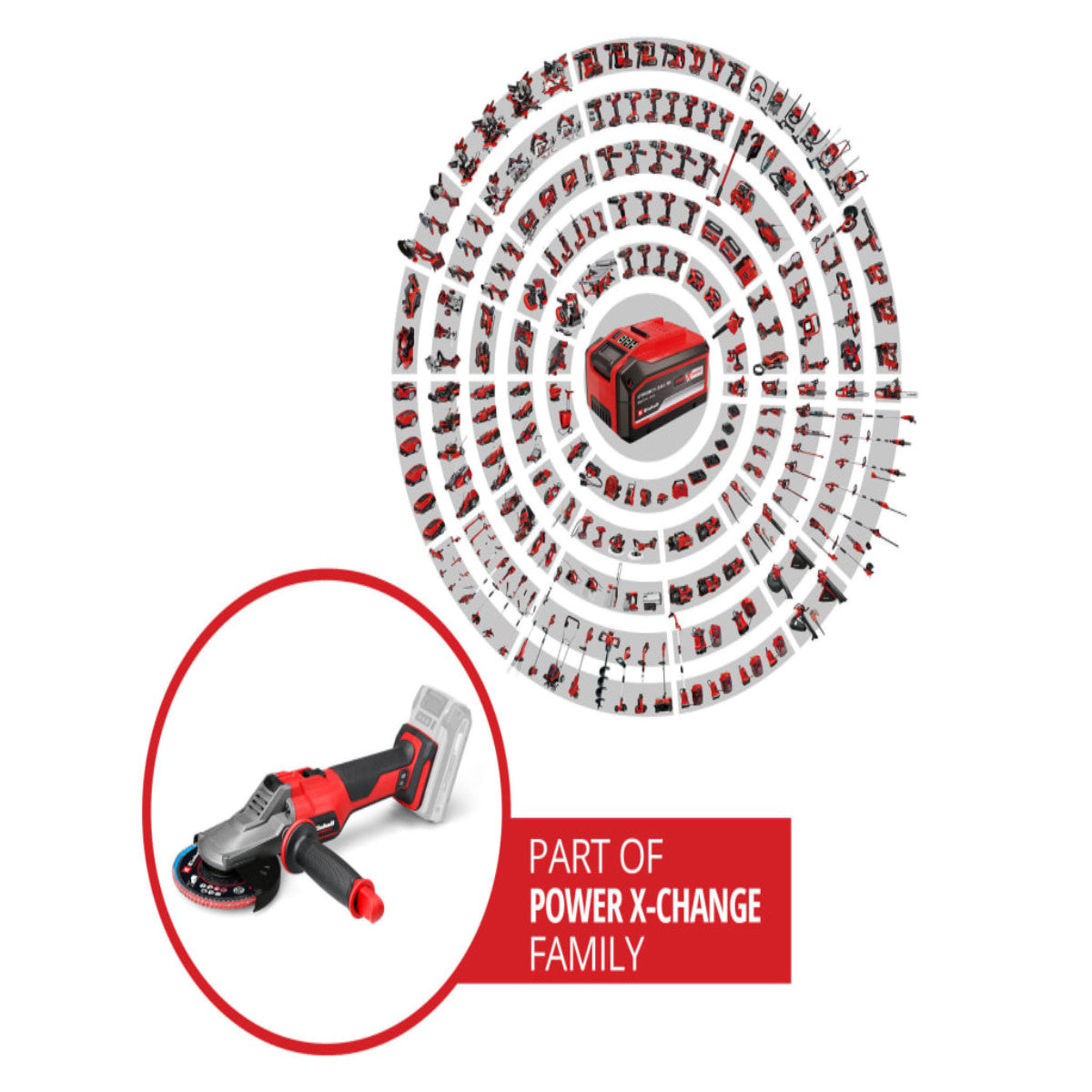 Einhell TP-AG 18/125 F Li BL - Solo PROFESSIONAL Angle Grinder 125mm 18V Bare Unit EINTPAG125FN