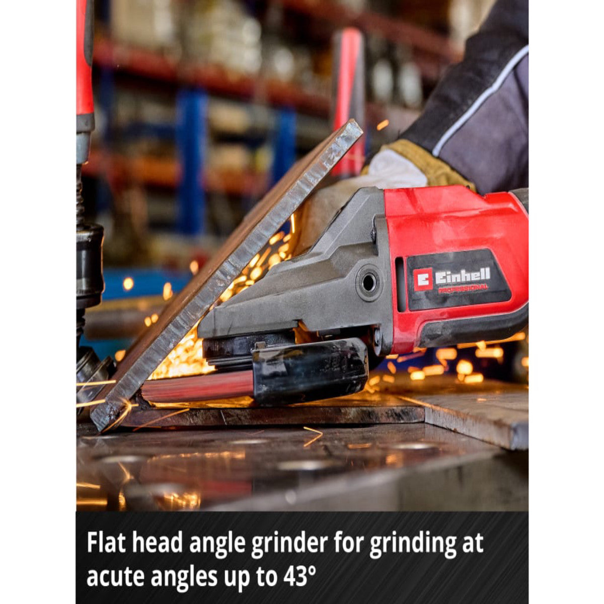 Einhell TP-AG 18/125 F Li BL - Solo PROFESSIONAL Angle Grinder 125mm 18V Bare Unit EINTPAG125FN