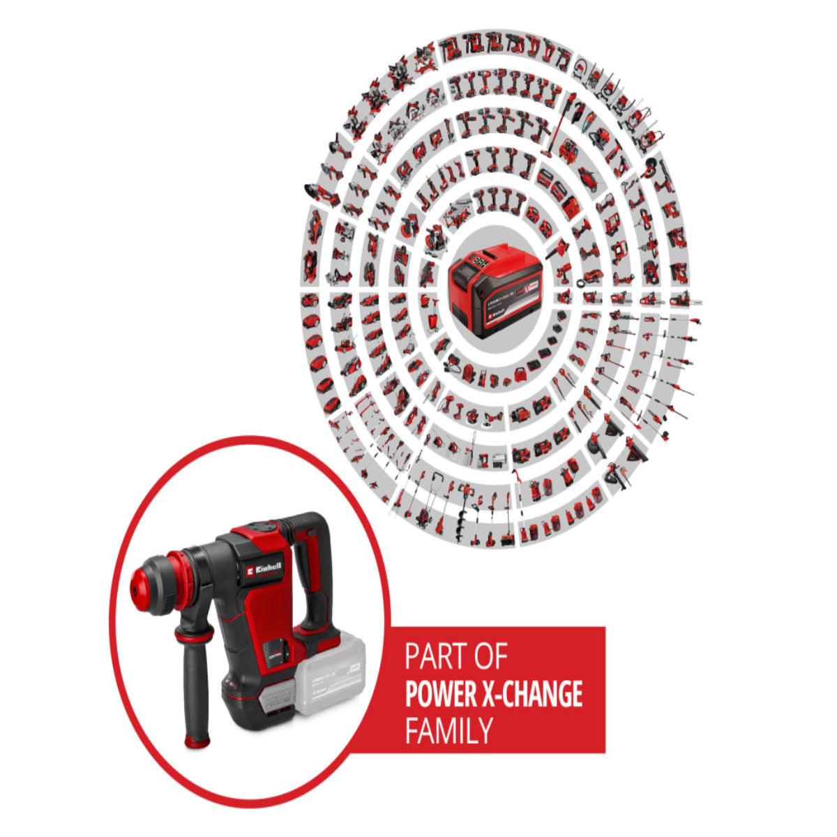 Einhell TP-DH 18/4 Li BL - Solo PROFESSIONAL Demolition Hammer 18V Bare Unit EINTPDH184N