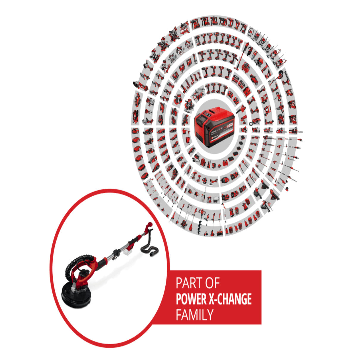 Einhell TP-DW 18/225 Li - Solo PROFESSIONAL Drywall Sander 18V Bare Unit EINTPDW225N