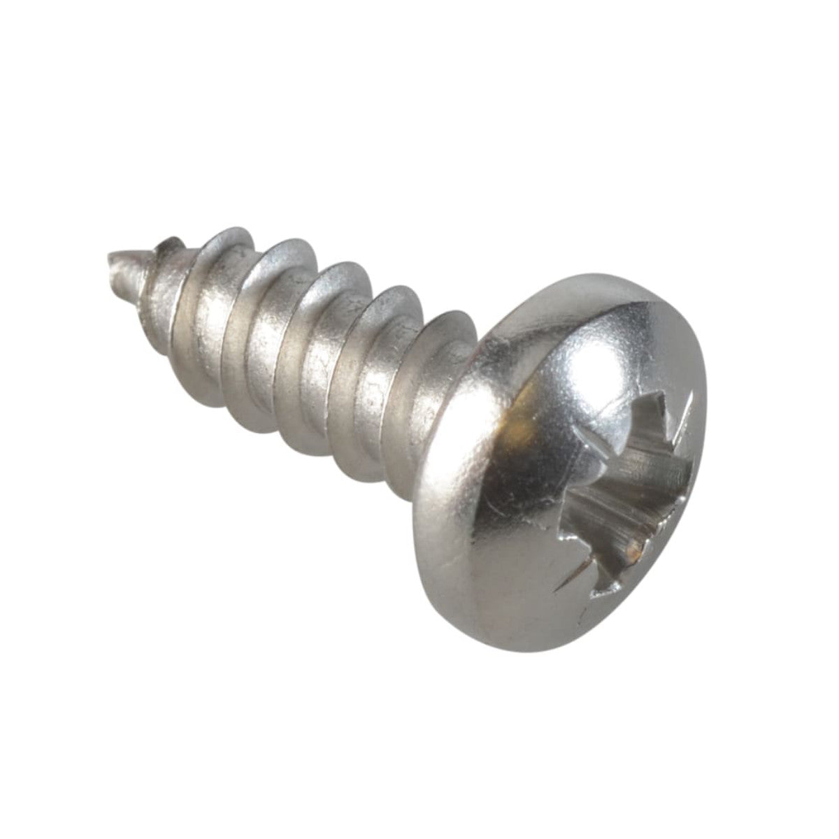 ForgeFix Self-Tapping Screw Pozi Compatible Pan Head SS 1.1/2in x 10 ForgePack 25 FOR185239