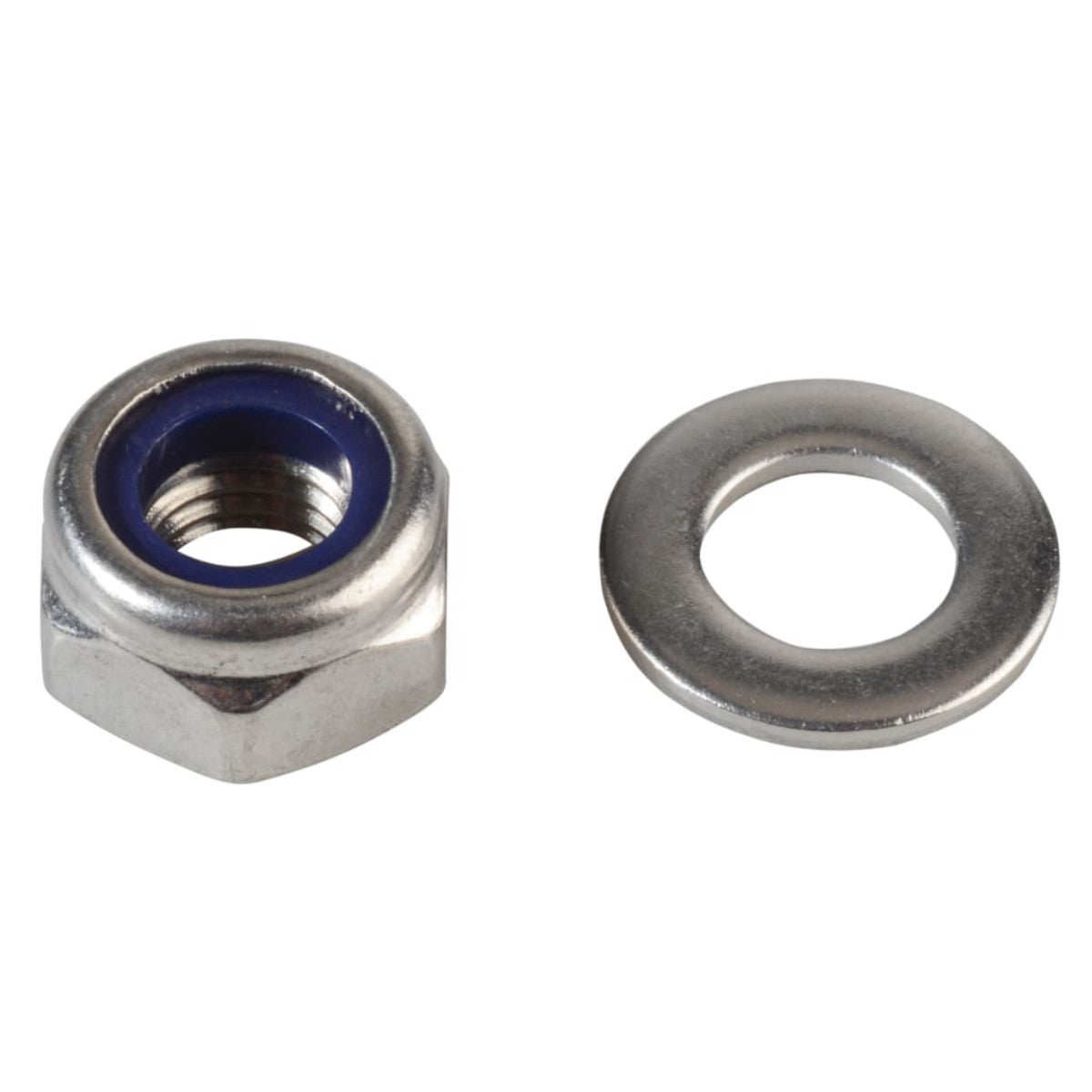 ForgeFix Nyloc Nuts & Washers A2 Stainless Steel M10 ForgePack 8 FORFPNYL10SS