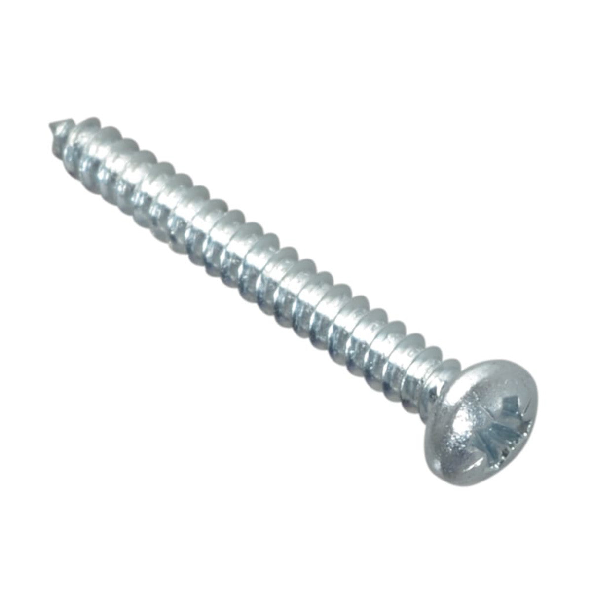ForgeFix Self-Tapping Screw Pozi Compatible Pan Head ZP 1in x 4 ForgePack 40 FORFPS14Z