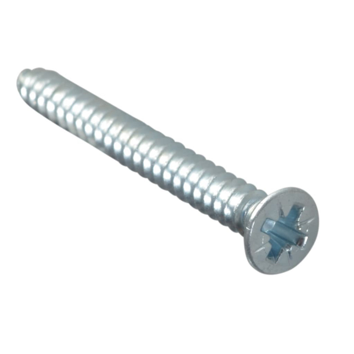 ForgeFix Self-Tapping Screw Pozi Compatible Pan Head ZP 1.1/2in x 8 ForgePack 12 FORFPSC1128Z
