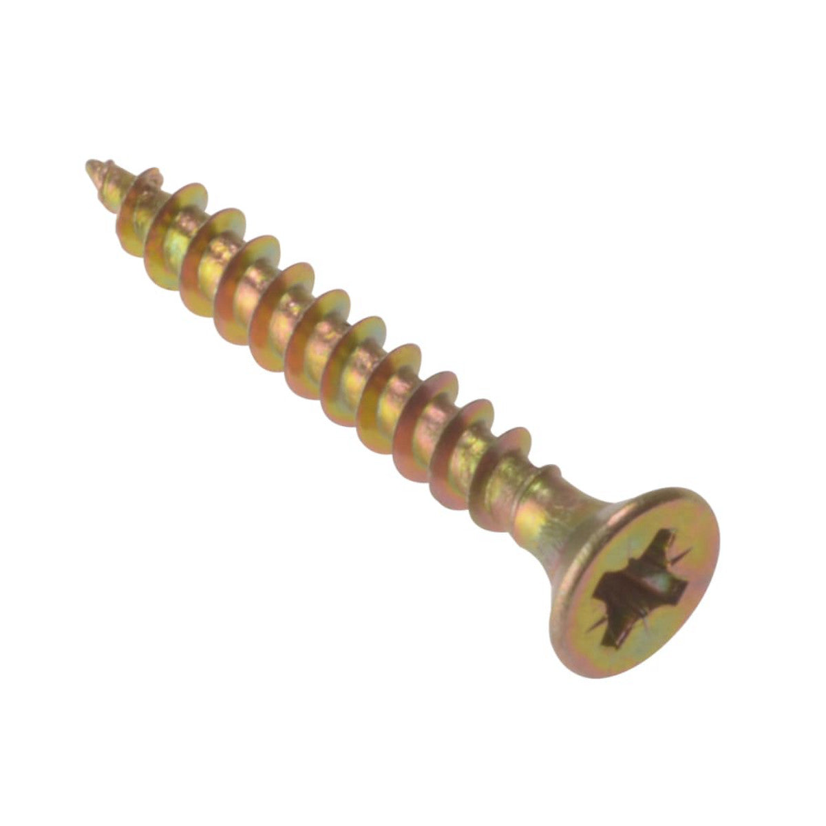 ForgeFix Multi-Purpose Pozi Compatible Screw CSK ST ZYP 3.5 x 15mm Box 200 FORMPS3515Y
