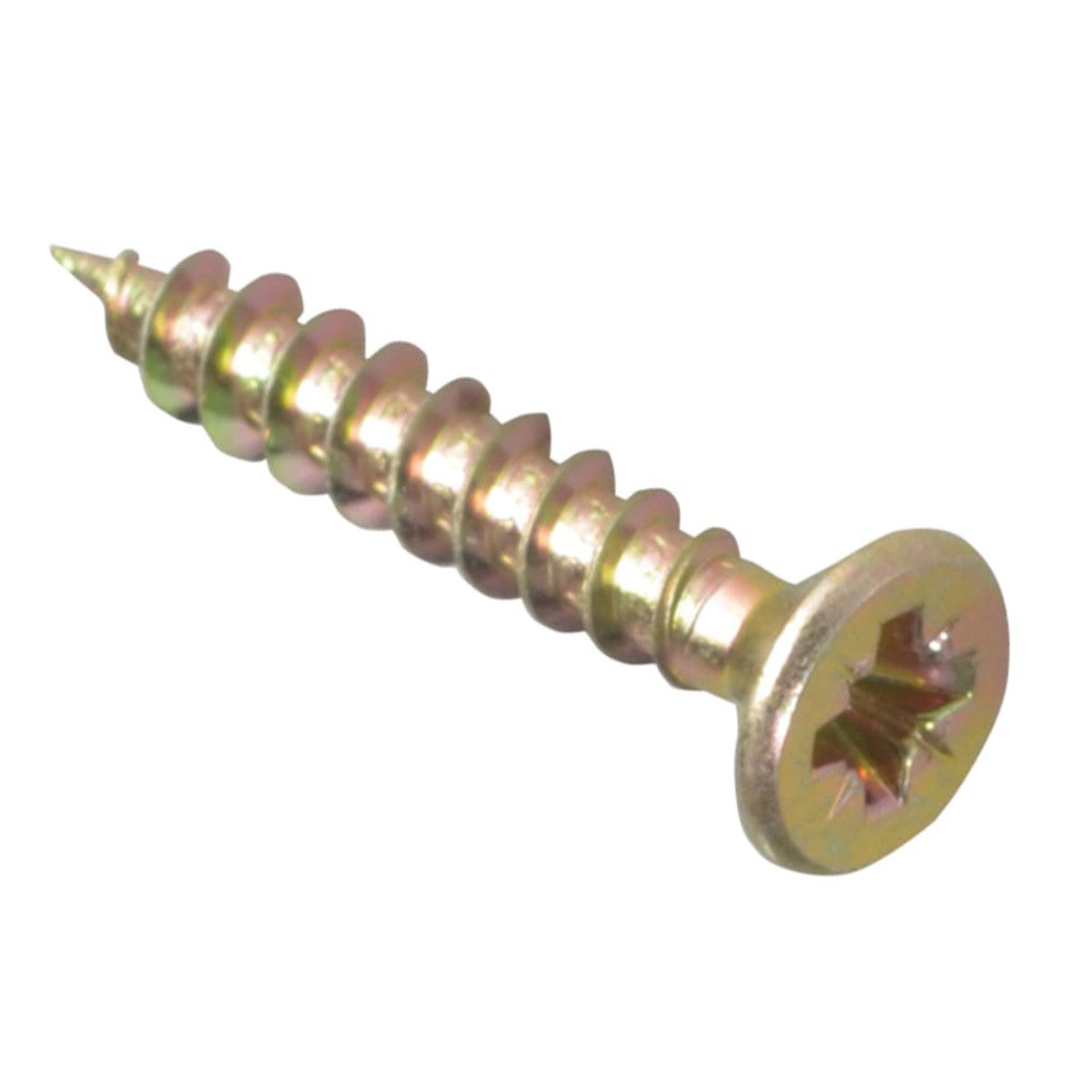 ForgeFix Multi-Purpose Pozi Compatible Screw CSK ST ZYP 4.0 x 25mm Box 200 FORMPS425Y