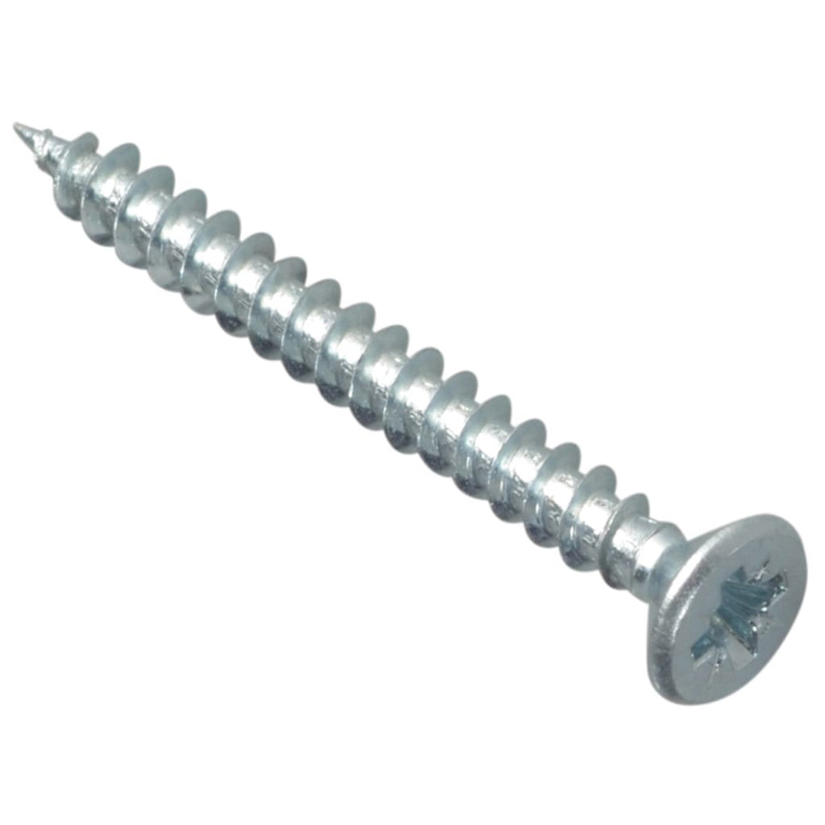 ForgeFix Multi-Purpose Pozi Compatible Screw CSK ST ZP 4 x 40mm Box 200 FORMPS440ZP