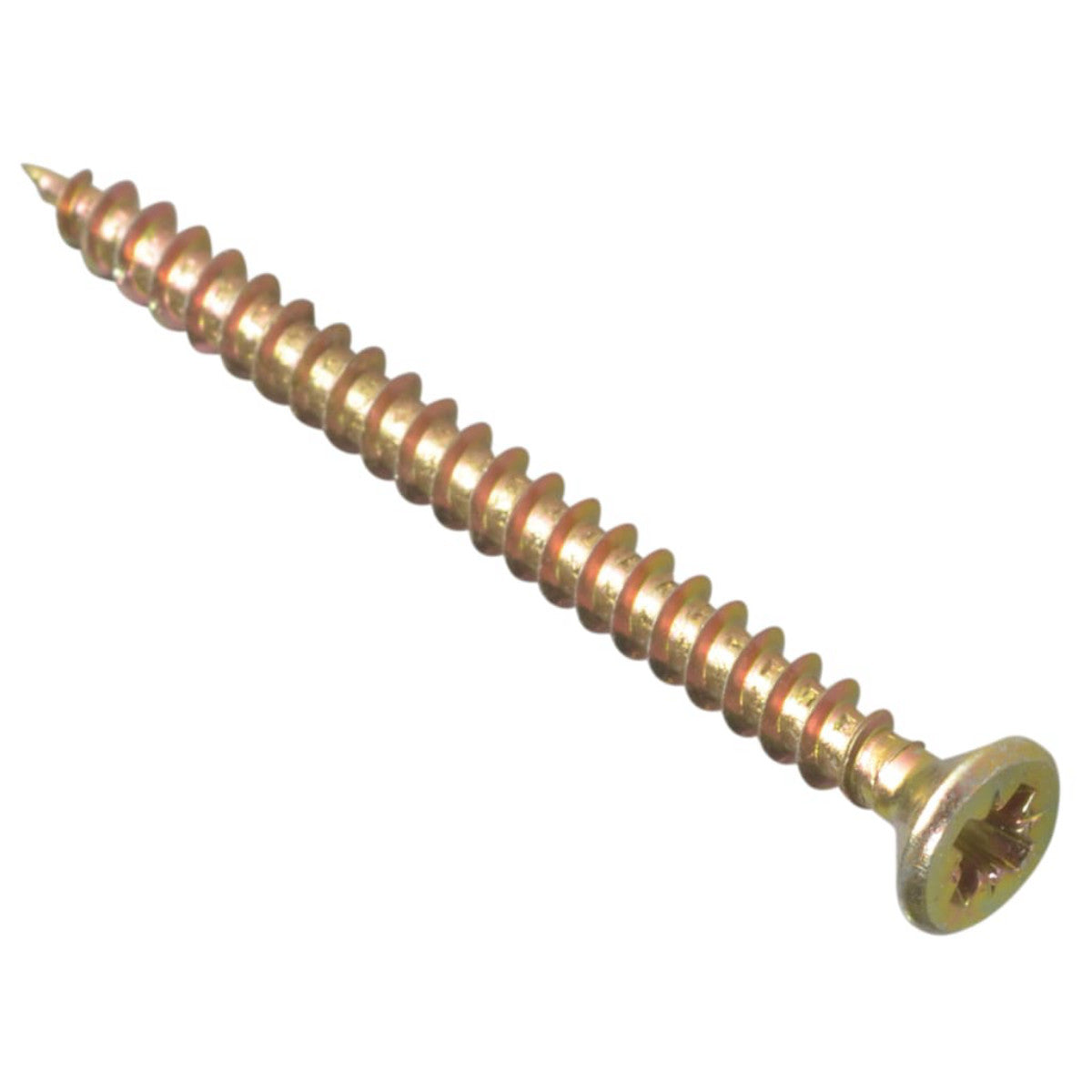 ForgeFix Multi-Purpose Pozi Compatible Screw CSK ST ZYP 4.5 x 50mm Box 200 FORMPS4550Y