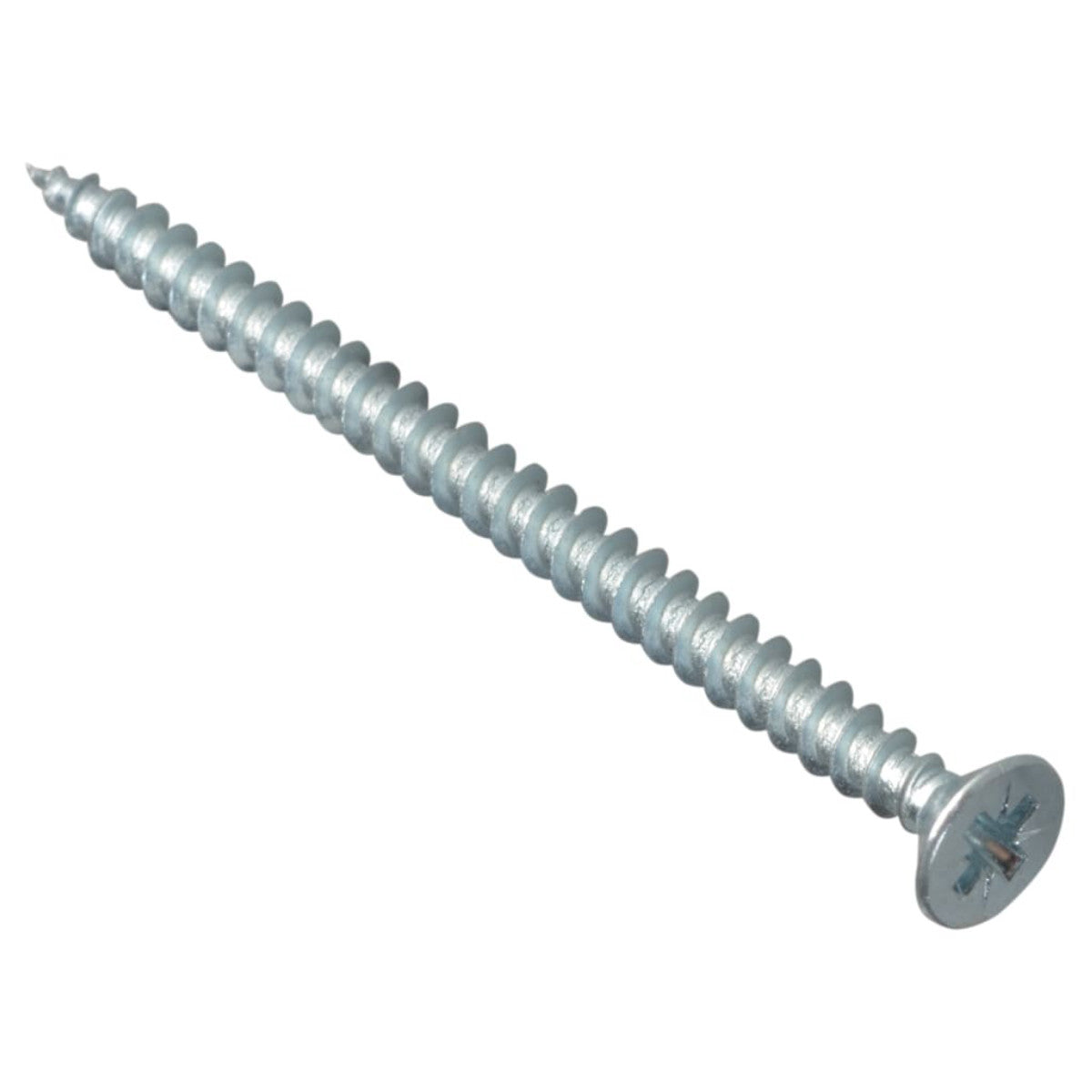 ForgeFix Multi-Purpose Pozi Compatible Screw CSK ST ZP 4 x 60mm Box 200 FORMPS460ZP